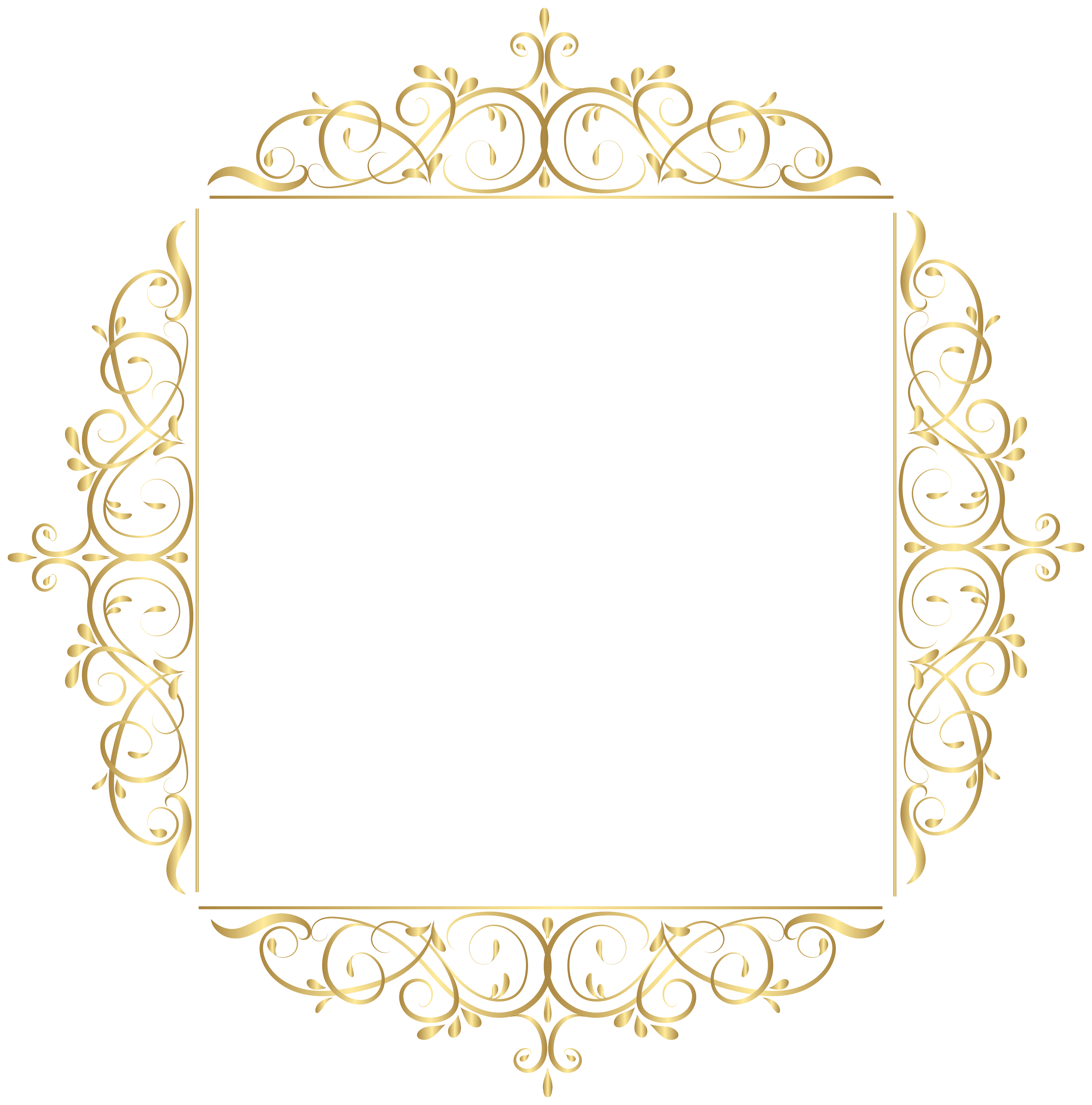 Decorative Frame Border Png Clip Art Gallery Yopriceville High Quality Images And Transparent Png Free Clipart