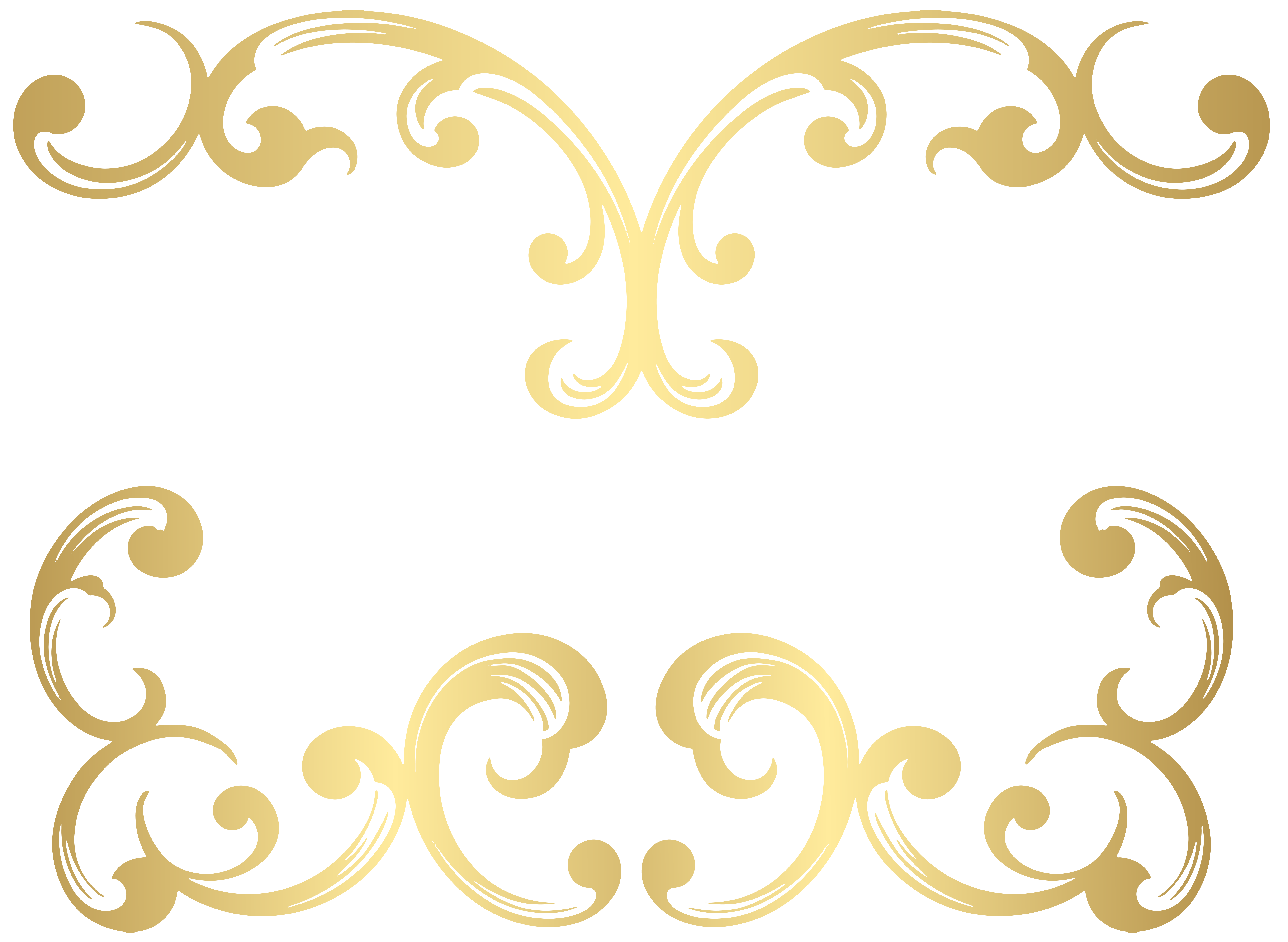 Decorative Golden Elements PNG Clipart | Gallery Yopriceville - High ...