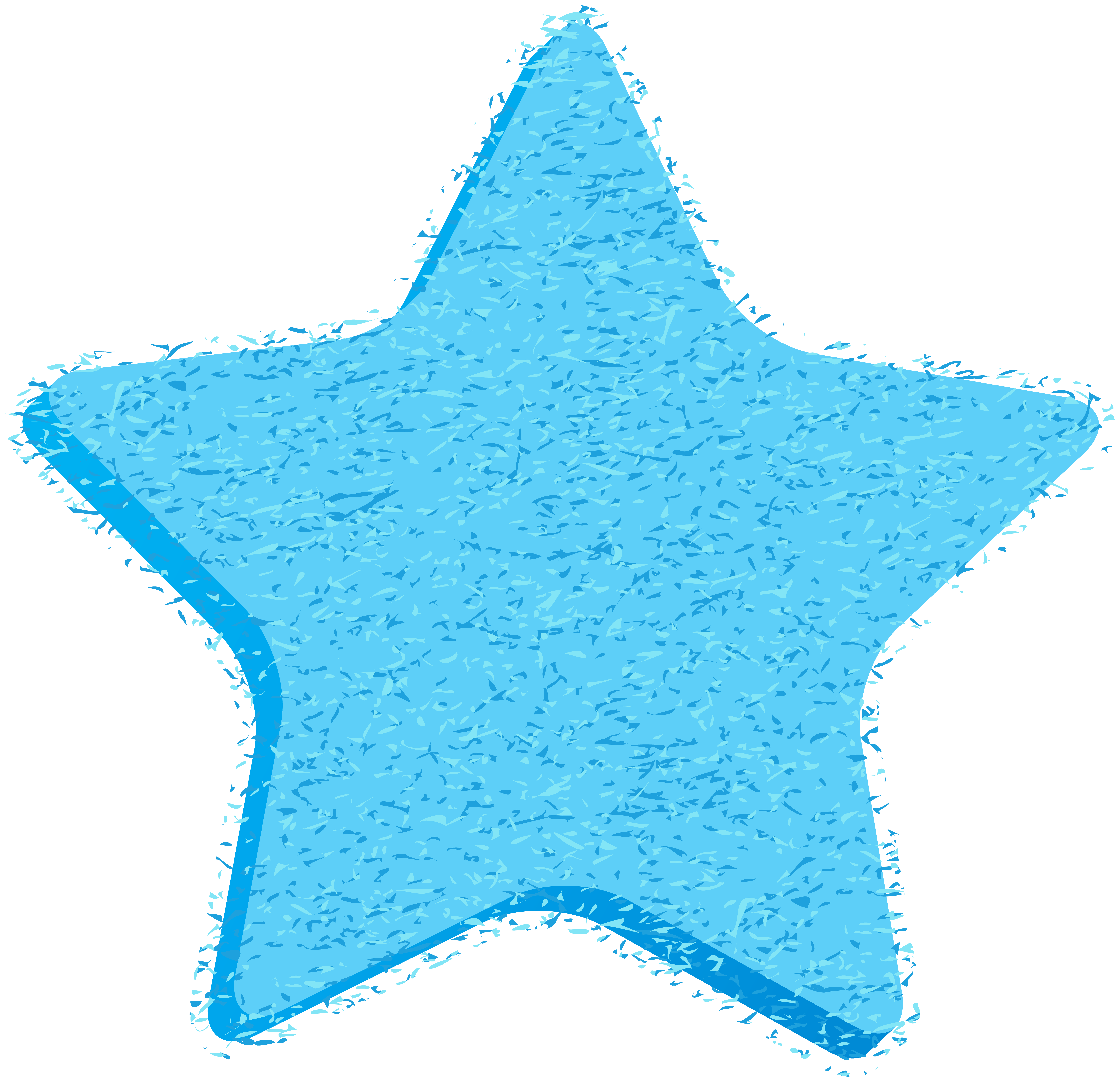 Decorative Star Blue PNG Clip Art Image | Gallery Yopriceville - High