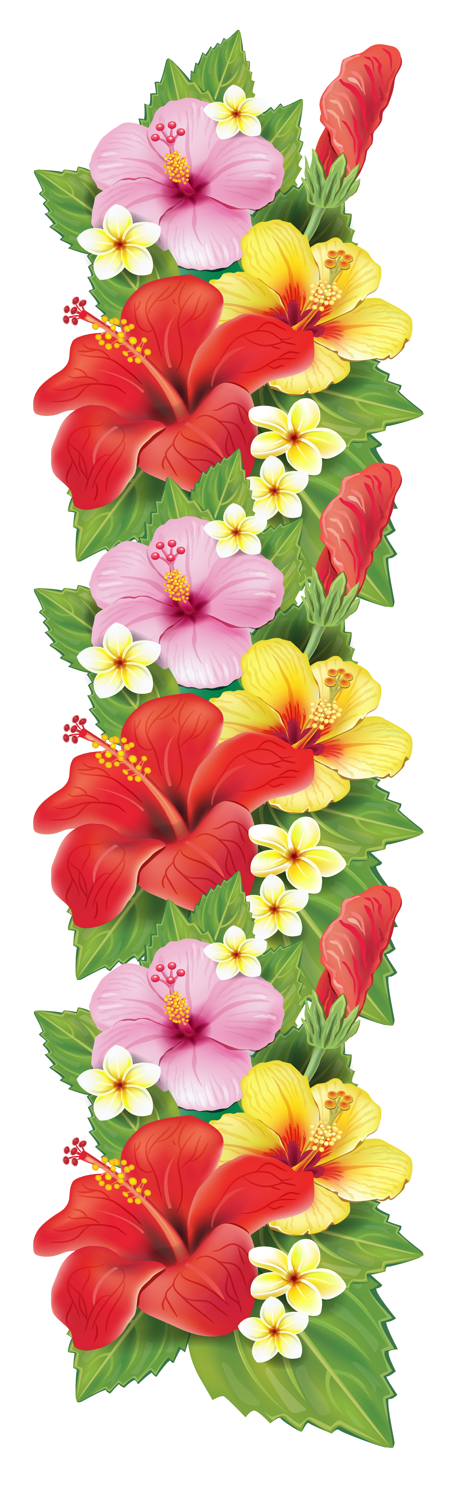 Exotic Flowers Decoration PNG Clipart | Gallery ...