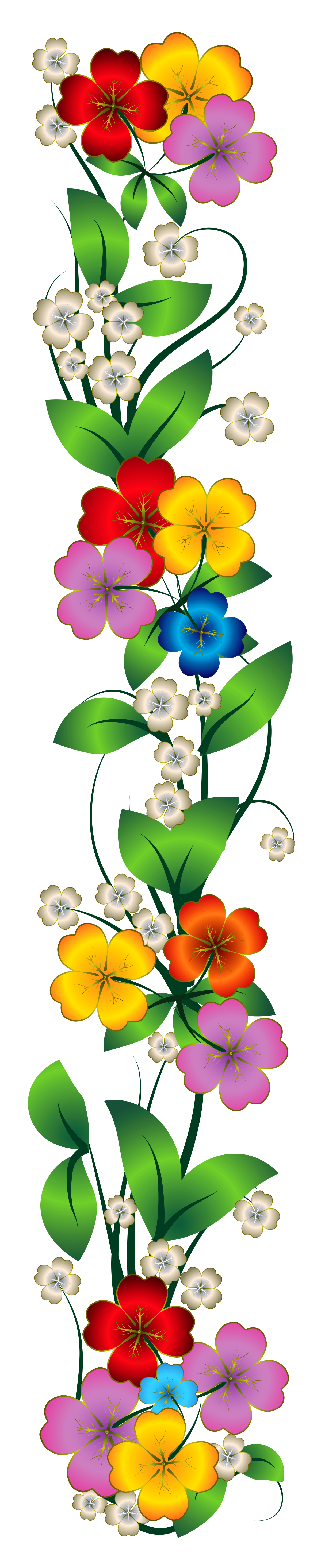 Flowers Decor PNG Clipart | Gallery Yopriceville - High-Quality Images