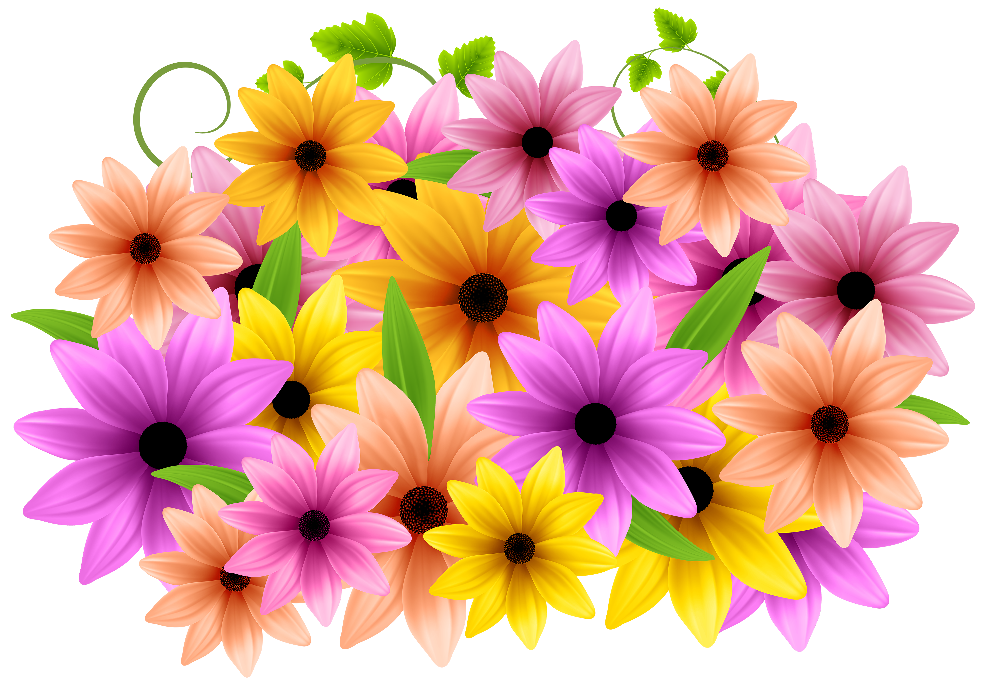 Flowers Decoration PNG Clip Art Image | Gallery ...
