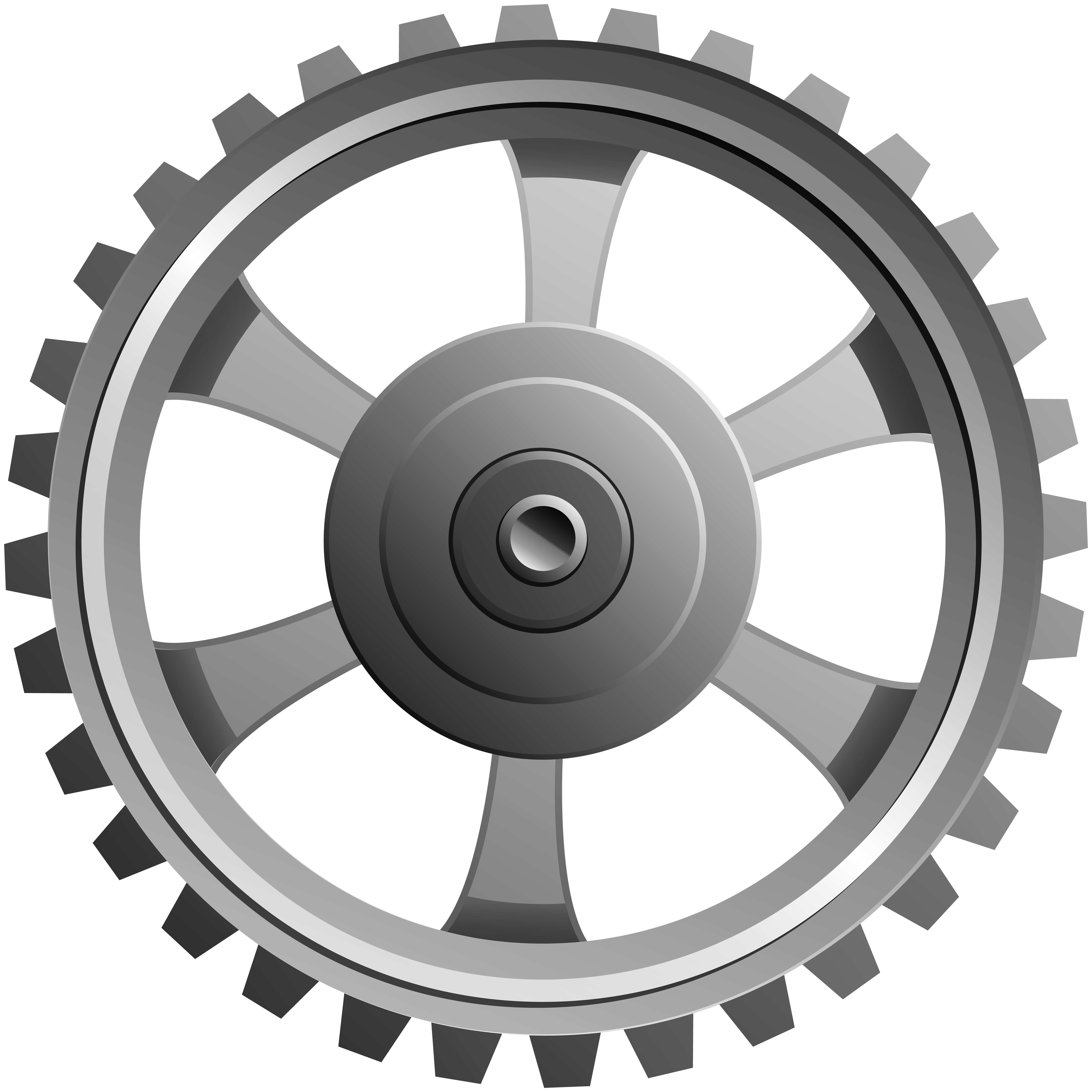 Gear Transparent PNG Clip Art Image | Gallery Yopriceville - High