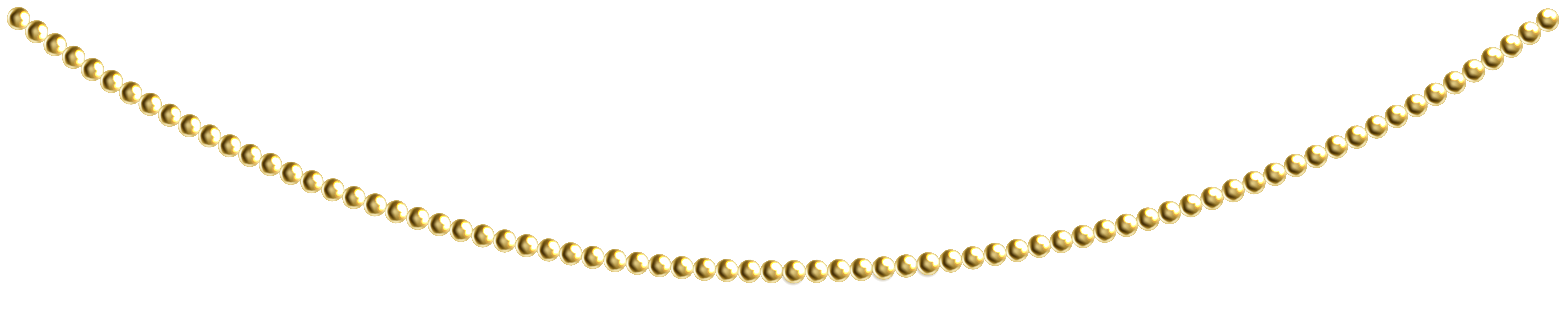 Gold Beads Decoration PNG Clip Art Image Gallery Yopriceville High 