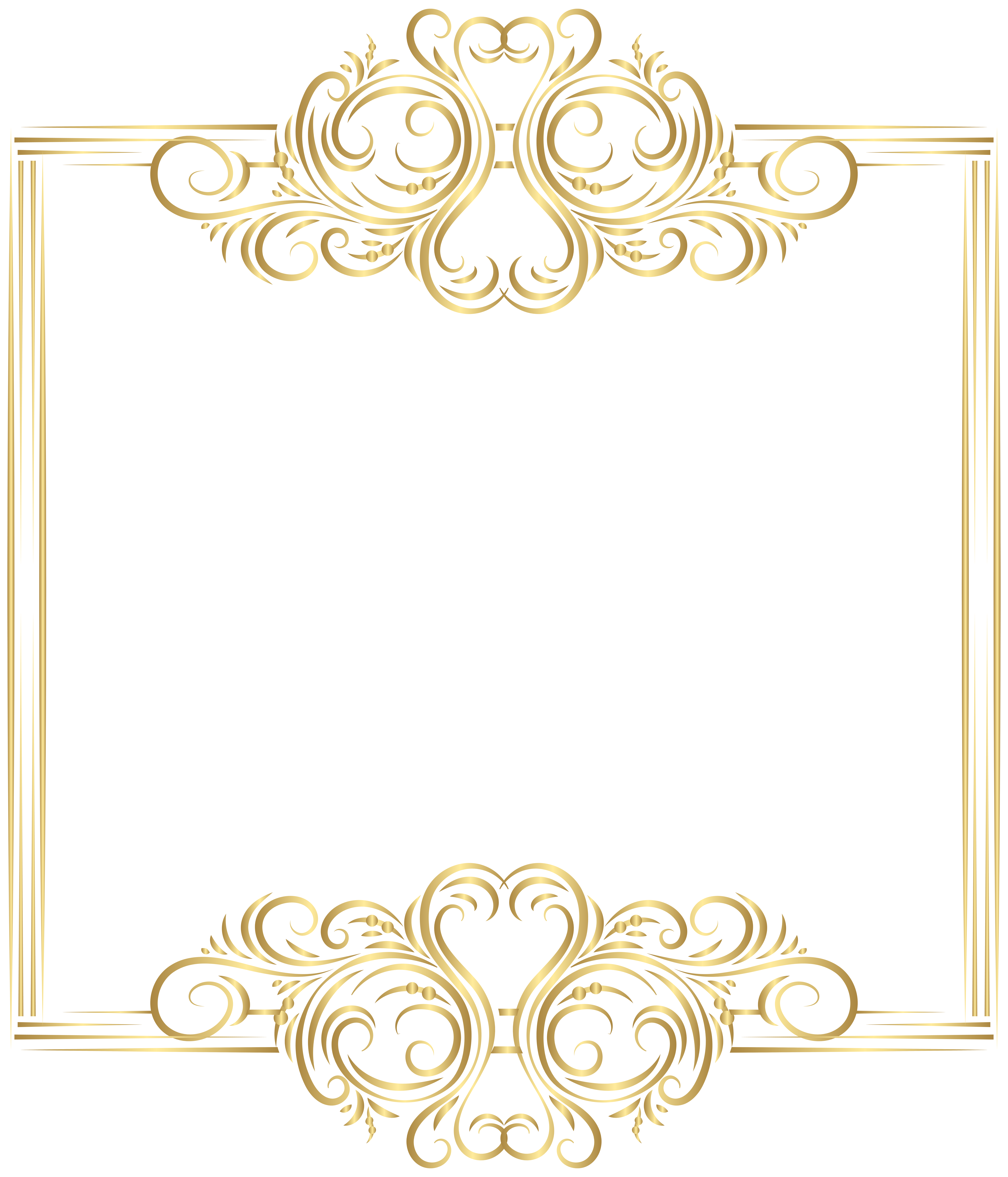 gold border frame png clip art gallery yopriceville disney christmas ornament 2019