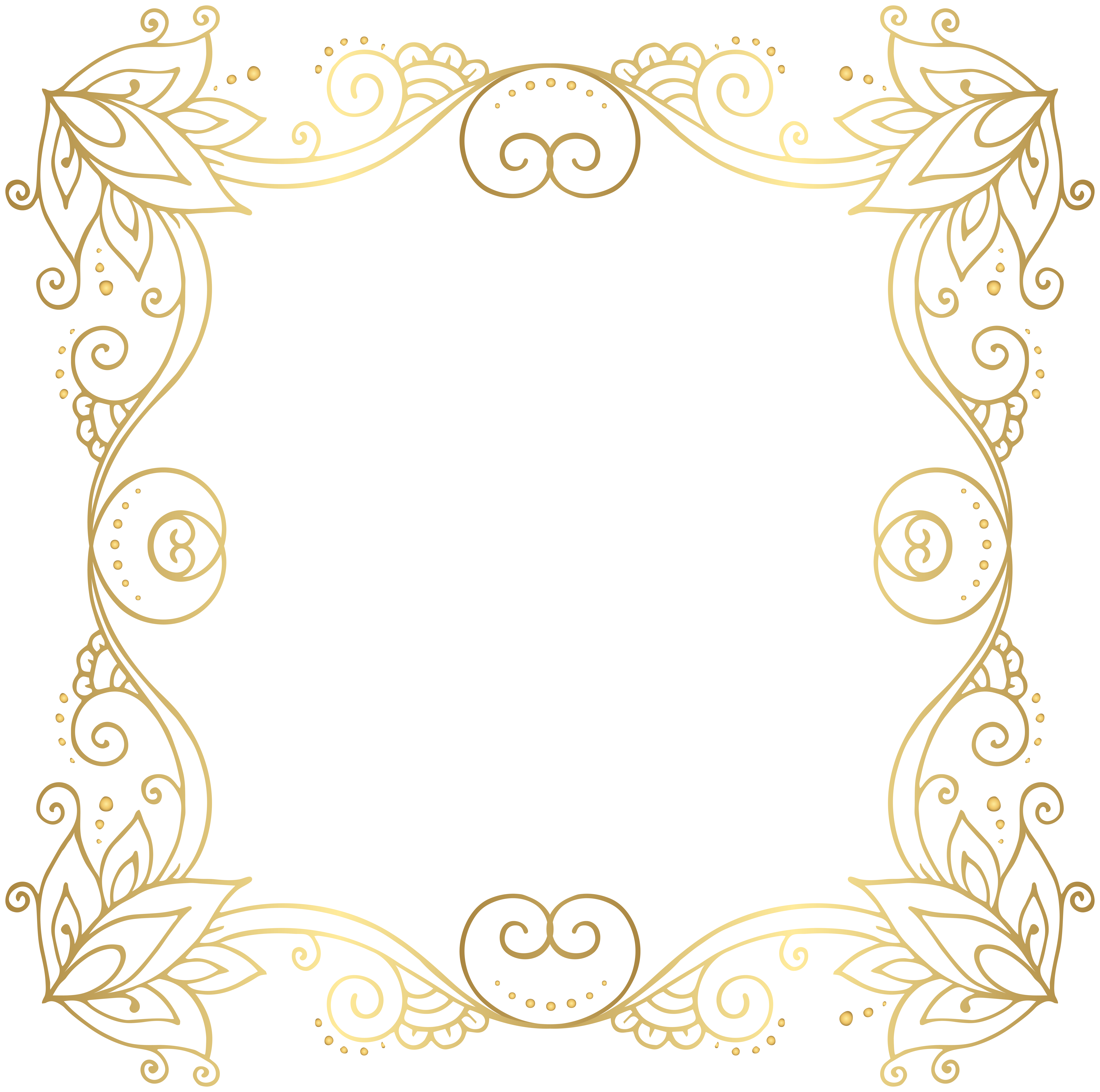 gold frame border design