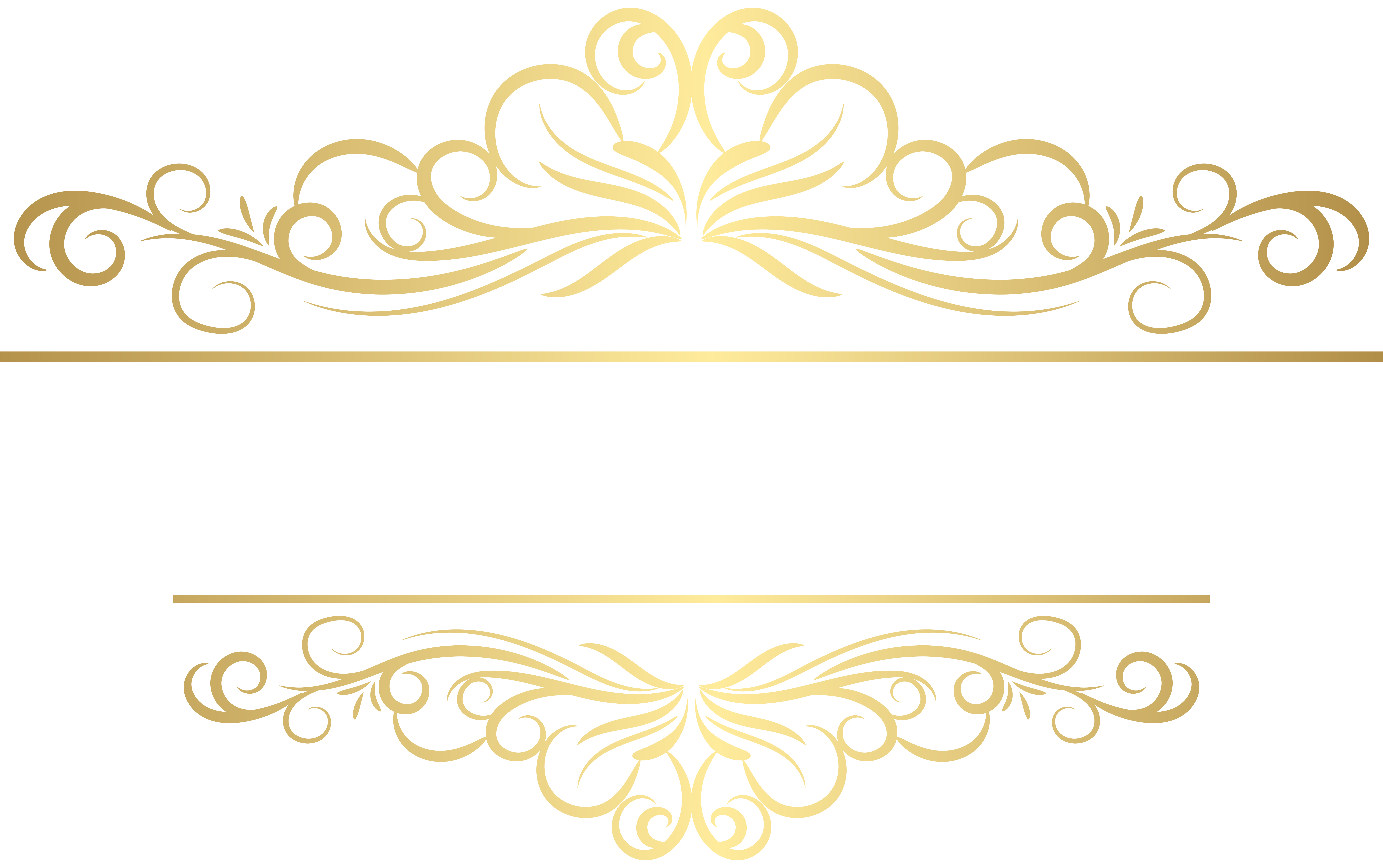 Gold Deco Ornament PNG Clip Art​  Gallery Yopriceville - High-Quality Free  Images and Transparent PNG Clipart
