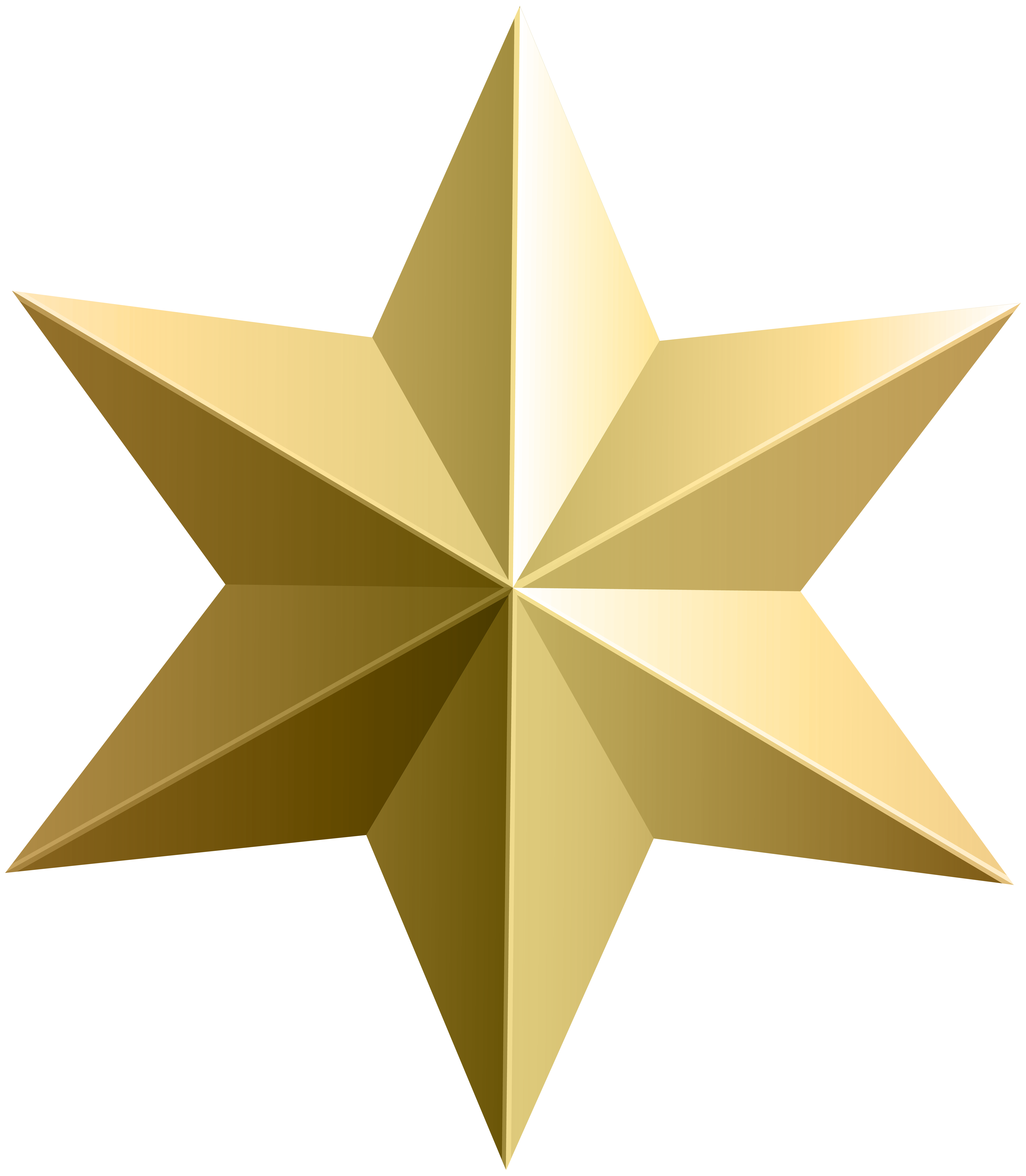 Gold Star Transparent PNG Clip Art Image | Gallery Yopriceville - High ...