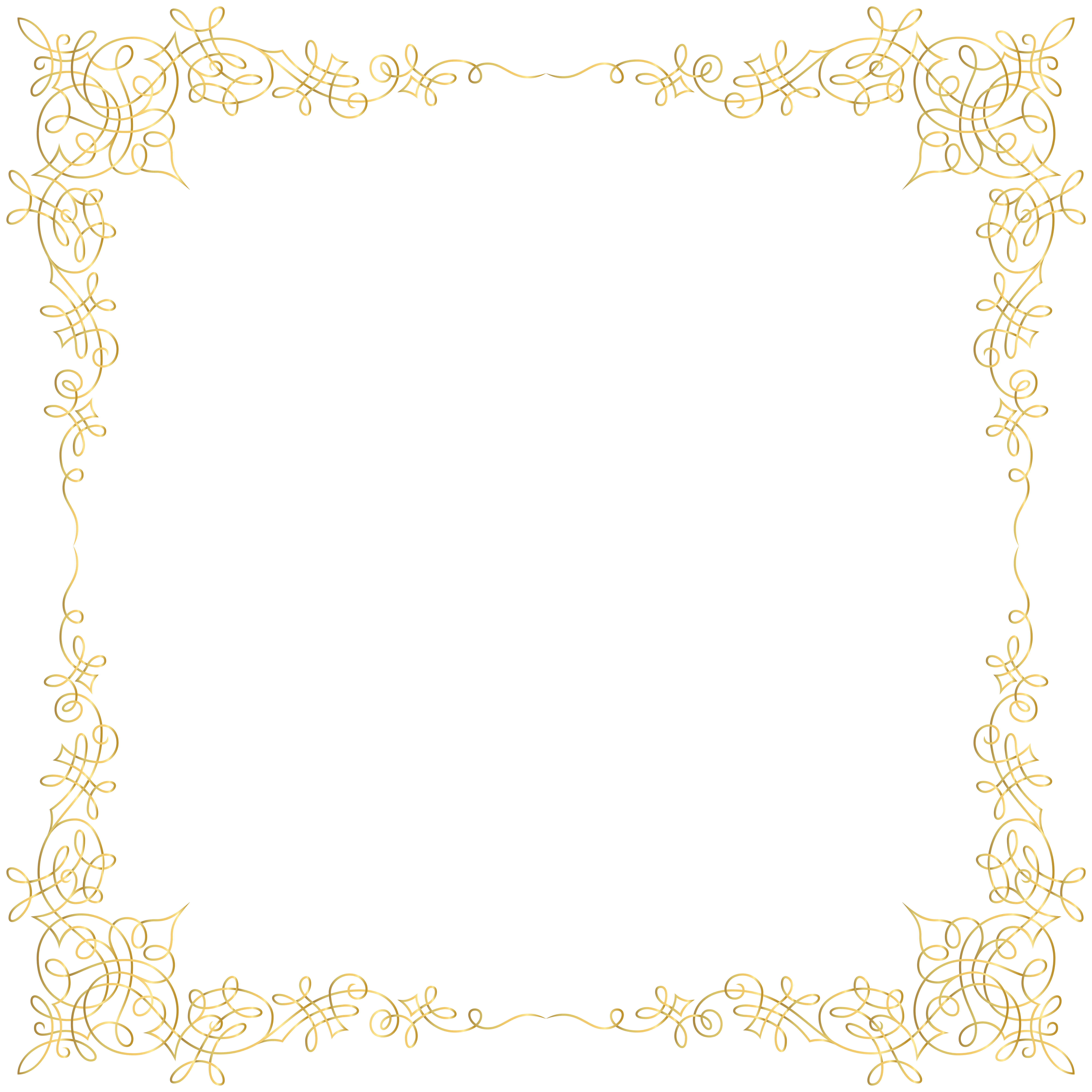 golden border transparent png image gallery yopriceville vintage christmas photo cards