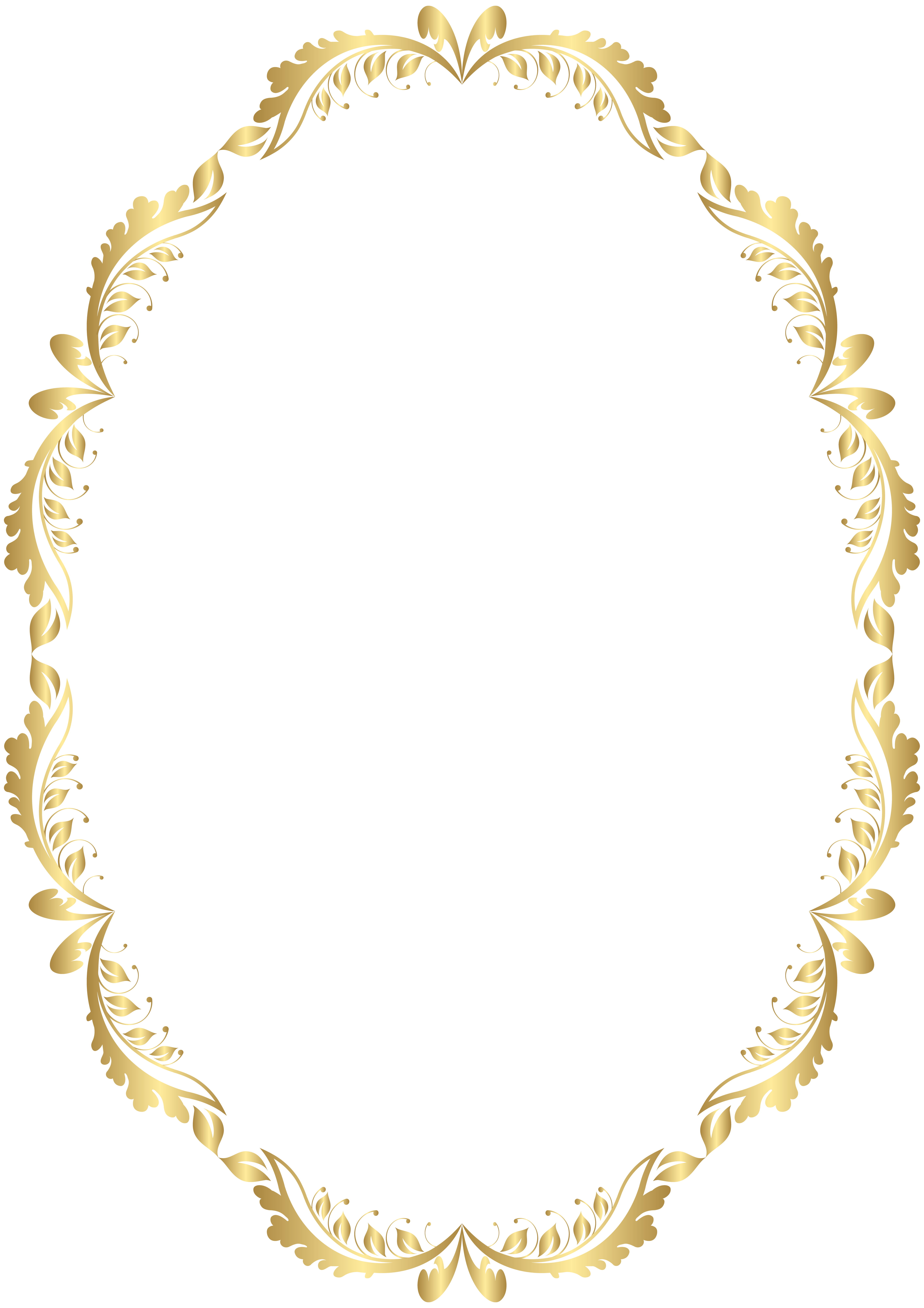 oval border transparent