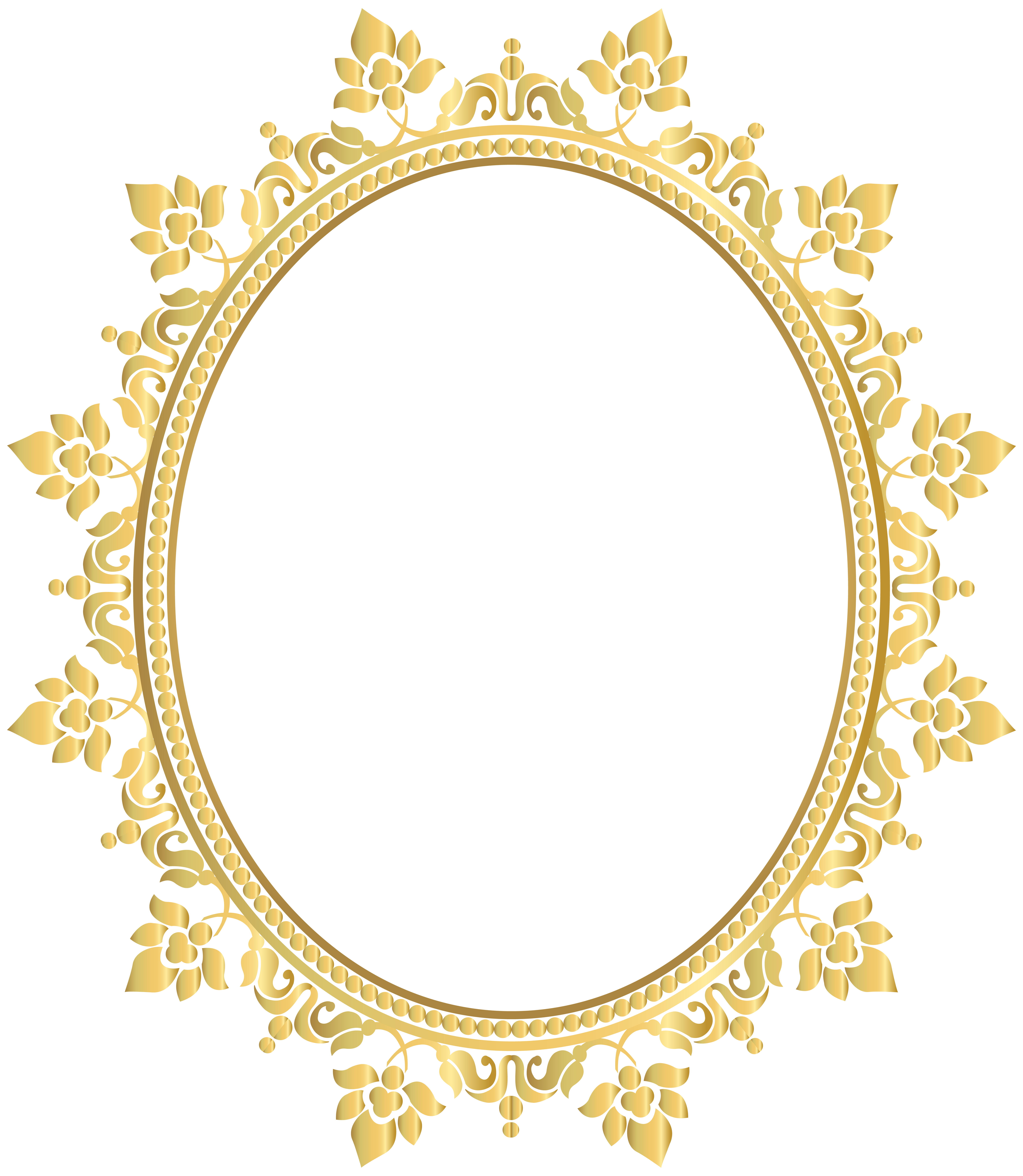 Oval Border Png
