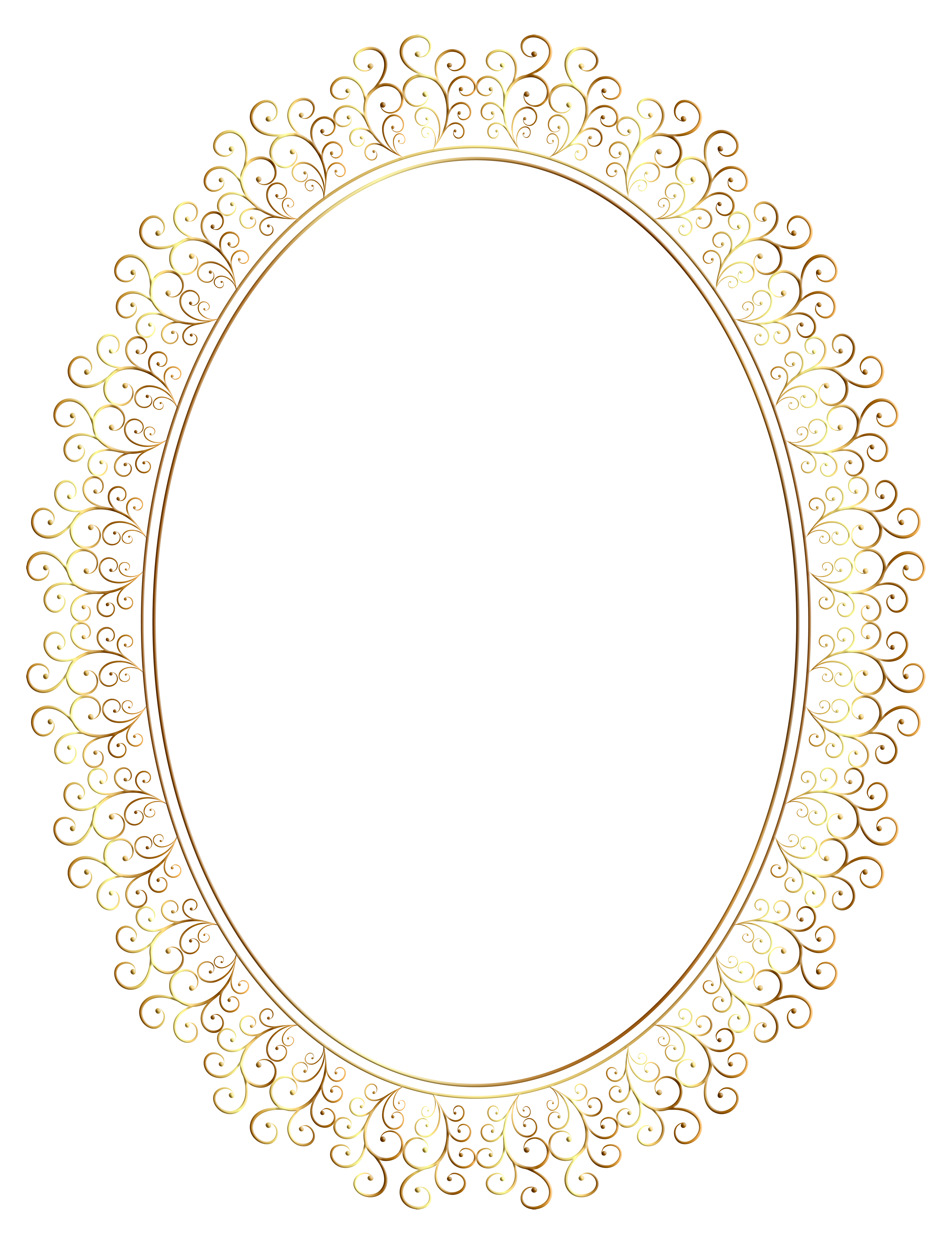 Oval Frame Transparent Clip Art Image | Gallery ...