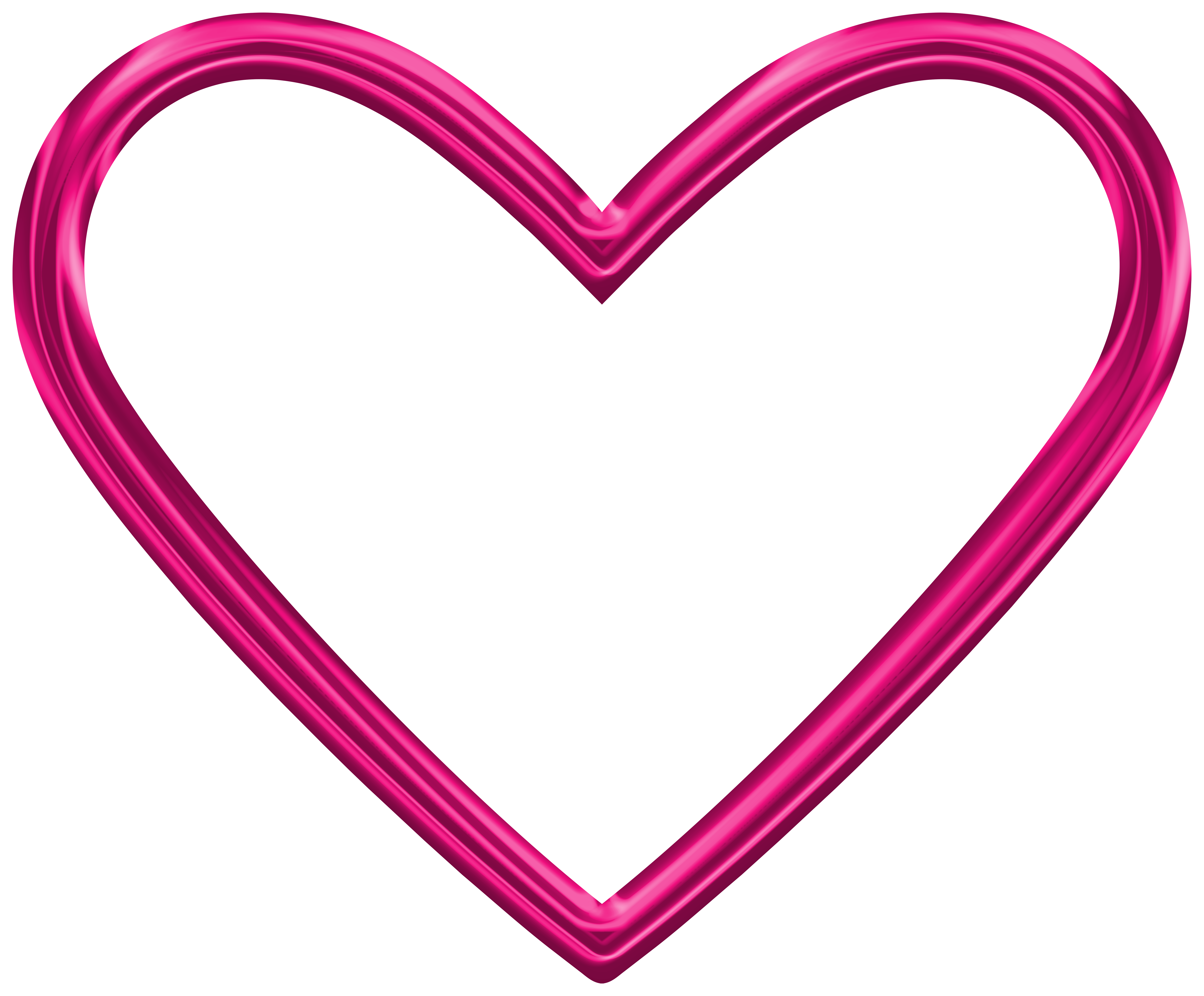 Lovely Pink Heart-Shaped Frames Royalty-Free Stock Image - Storyblocks