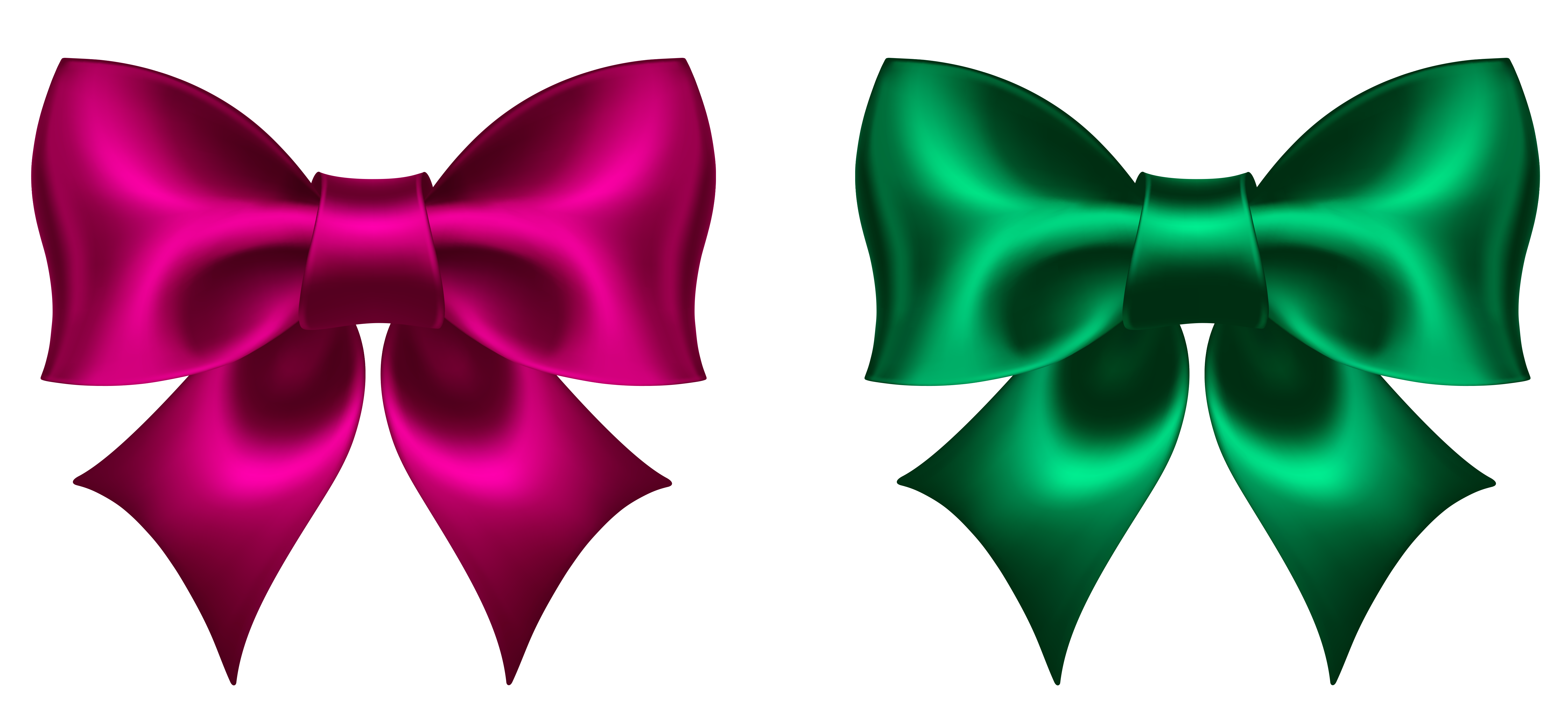 Pink and Green Bow PNG Clipart Picture  Gallery 