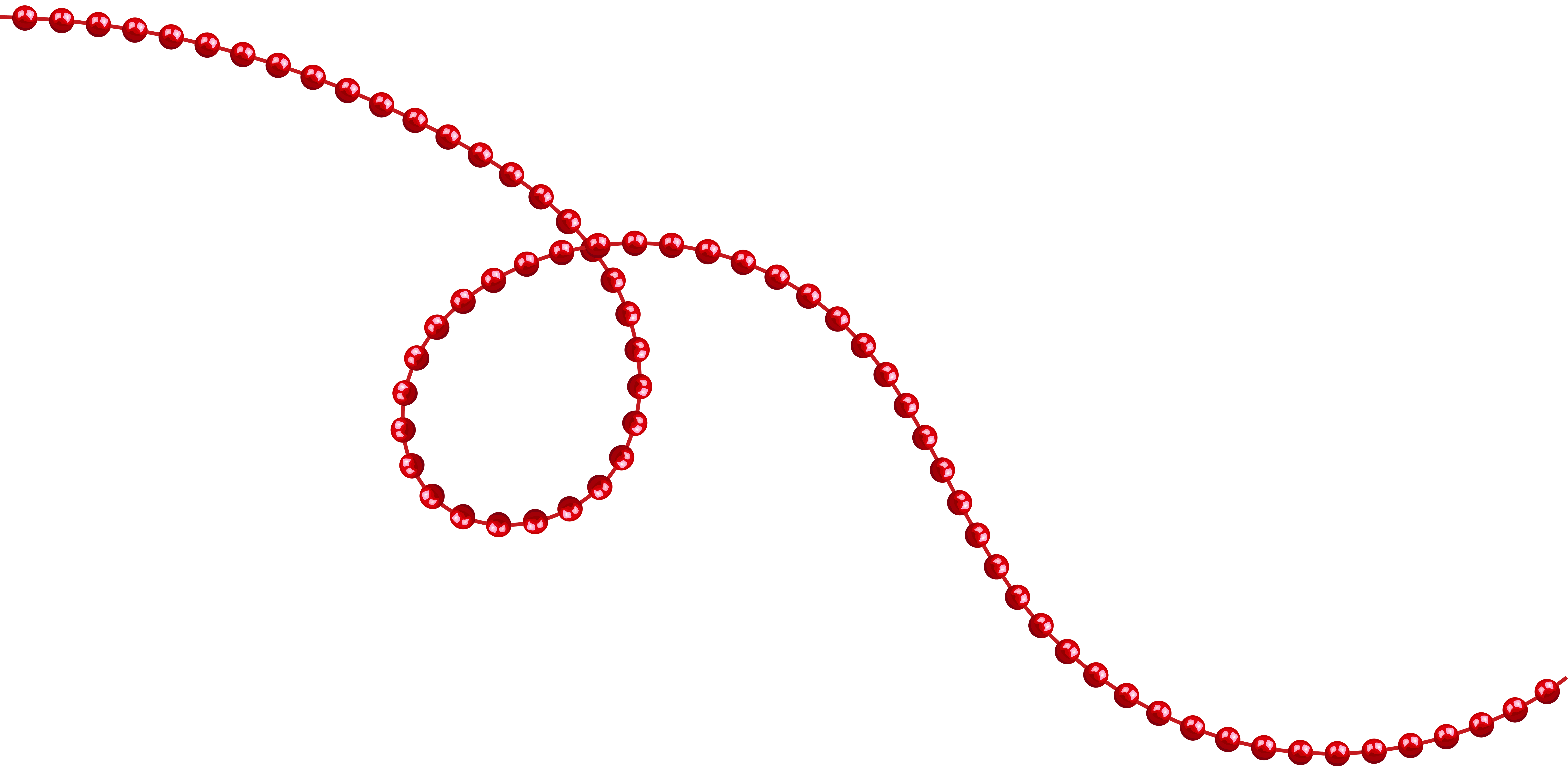 red beads decor png