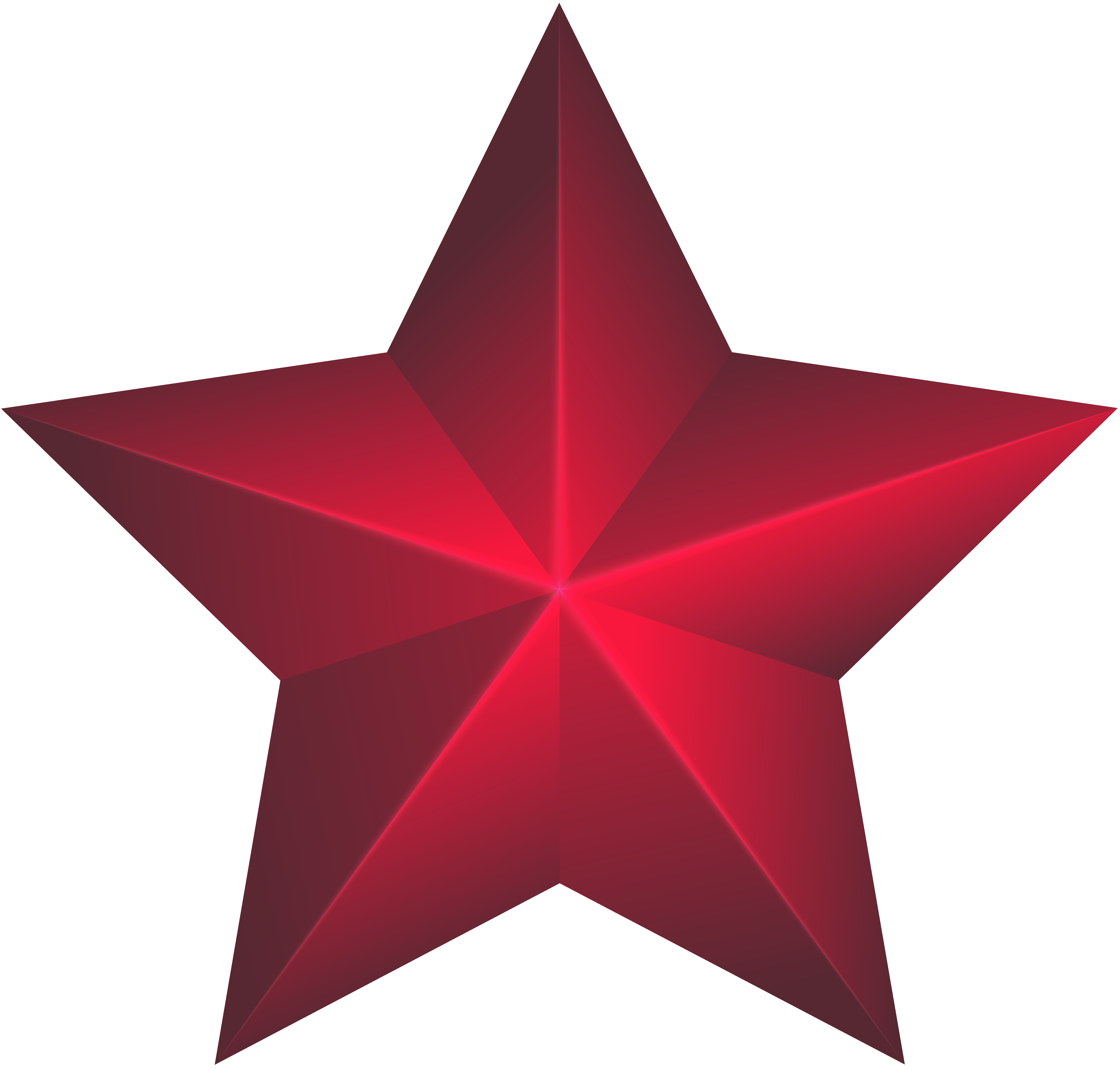Red Star Png Transparent