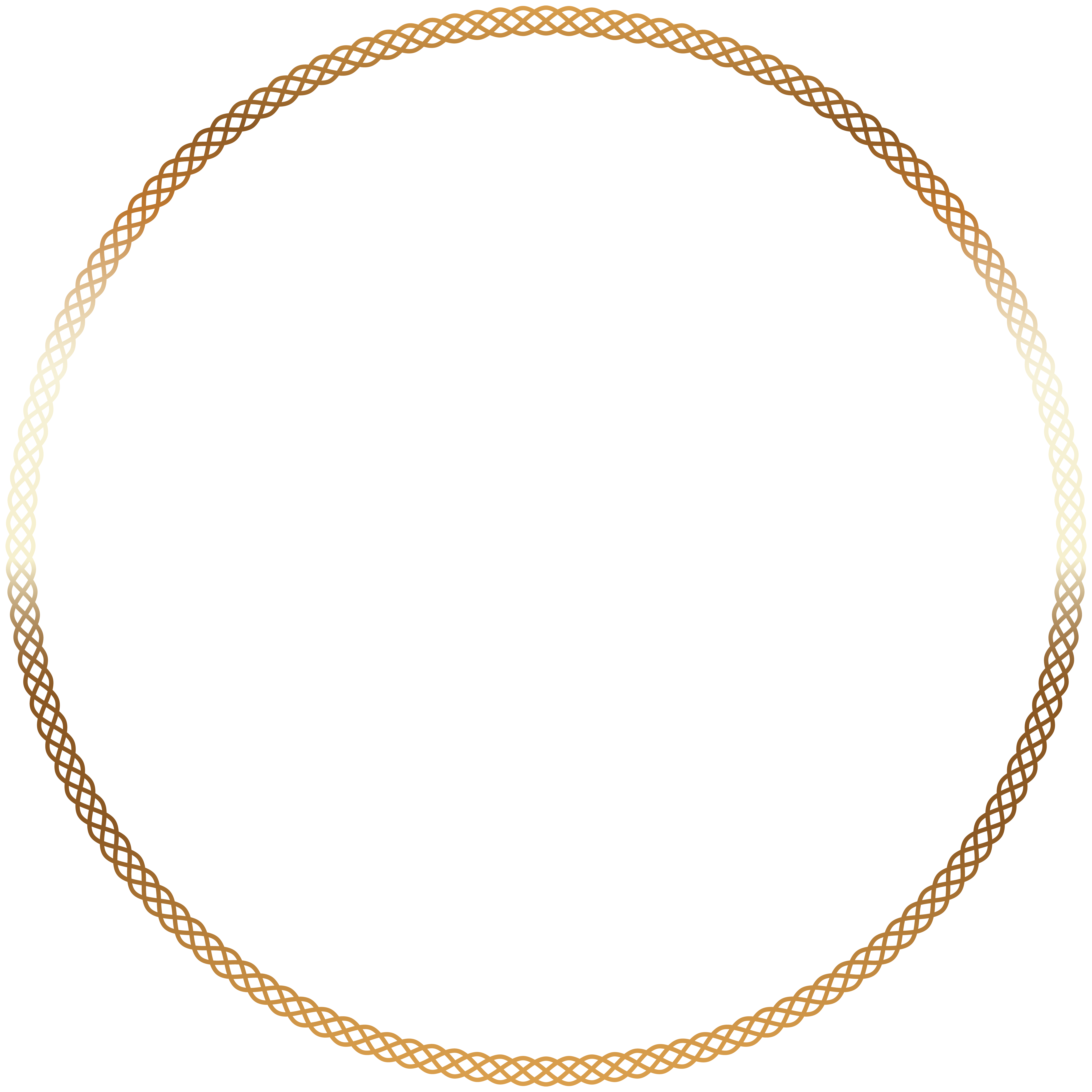 Round Deco Border Frame PNG Clip Art | Gallery ...
