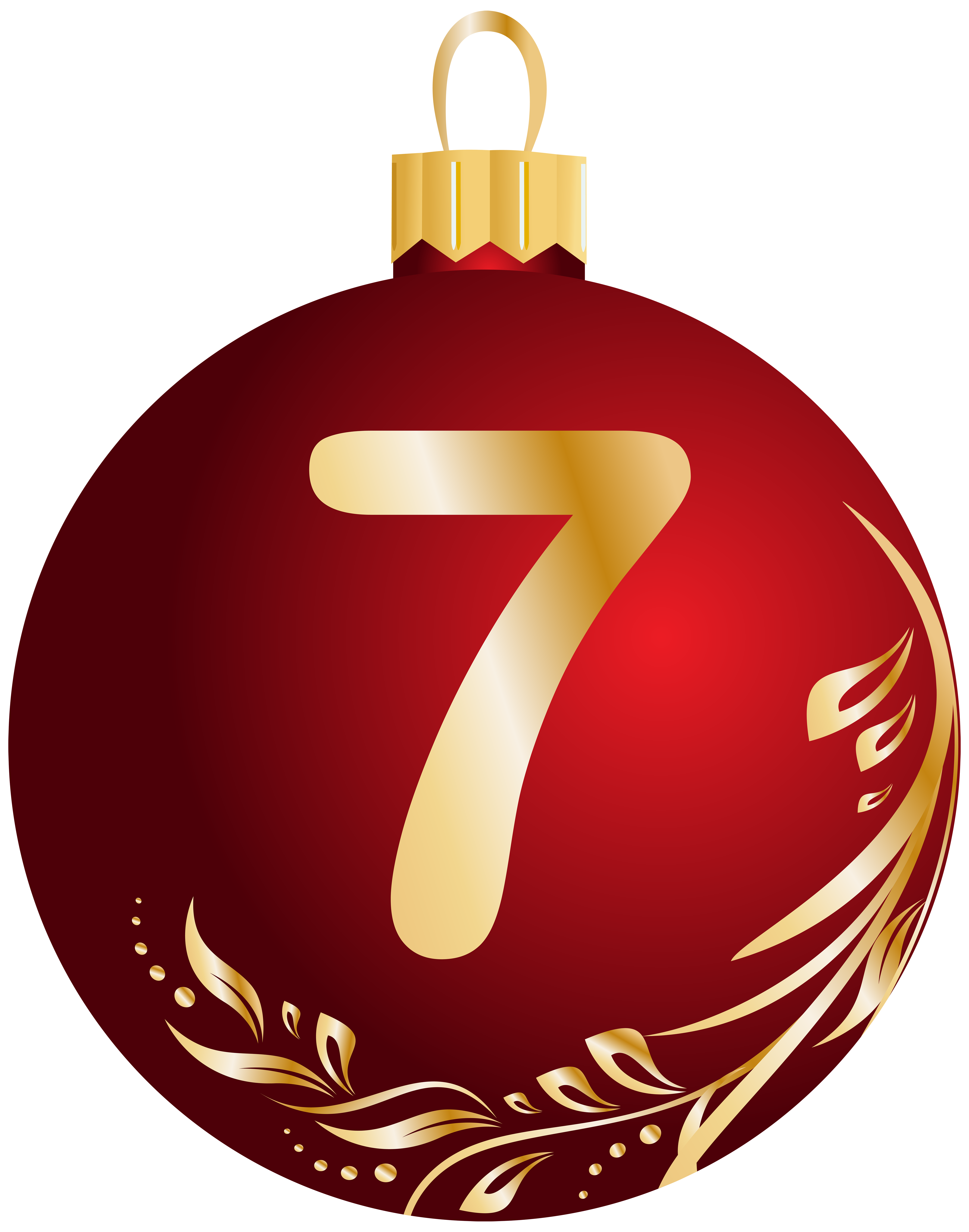 Christmas Ball Number Seven Transparent Png Clip Art Image Gallery Yopriceville High Quality Images And Transparent Png Free Clipart