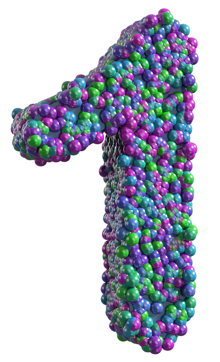 Colorful Number One Transparent PNG Clip Art Image | Gallery