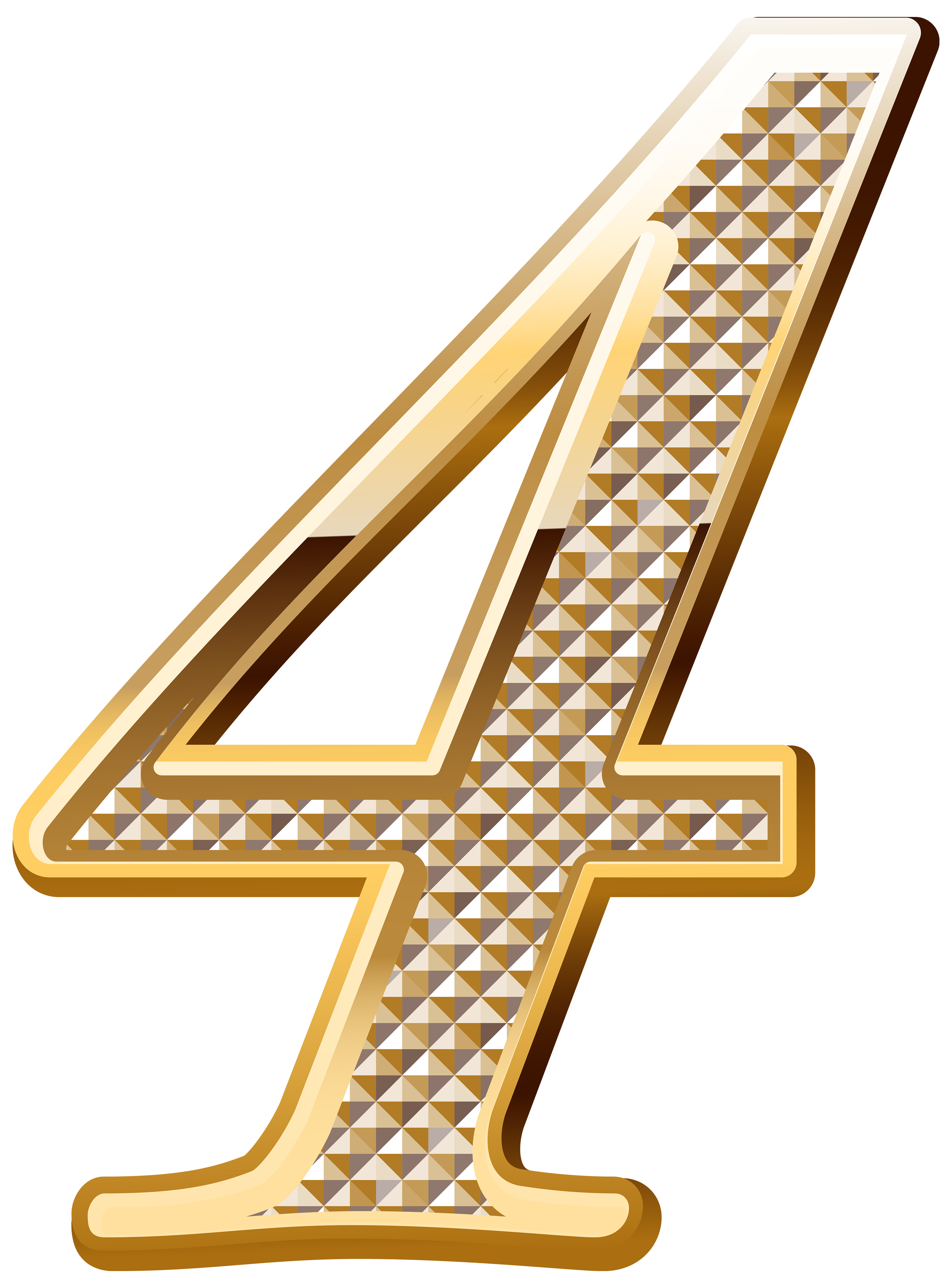 Number Two Deco Gold Png Clip Art Image Birthday Cake Topper Images