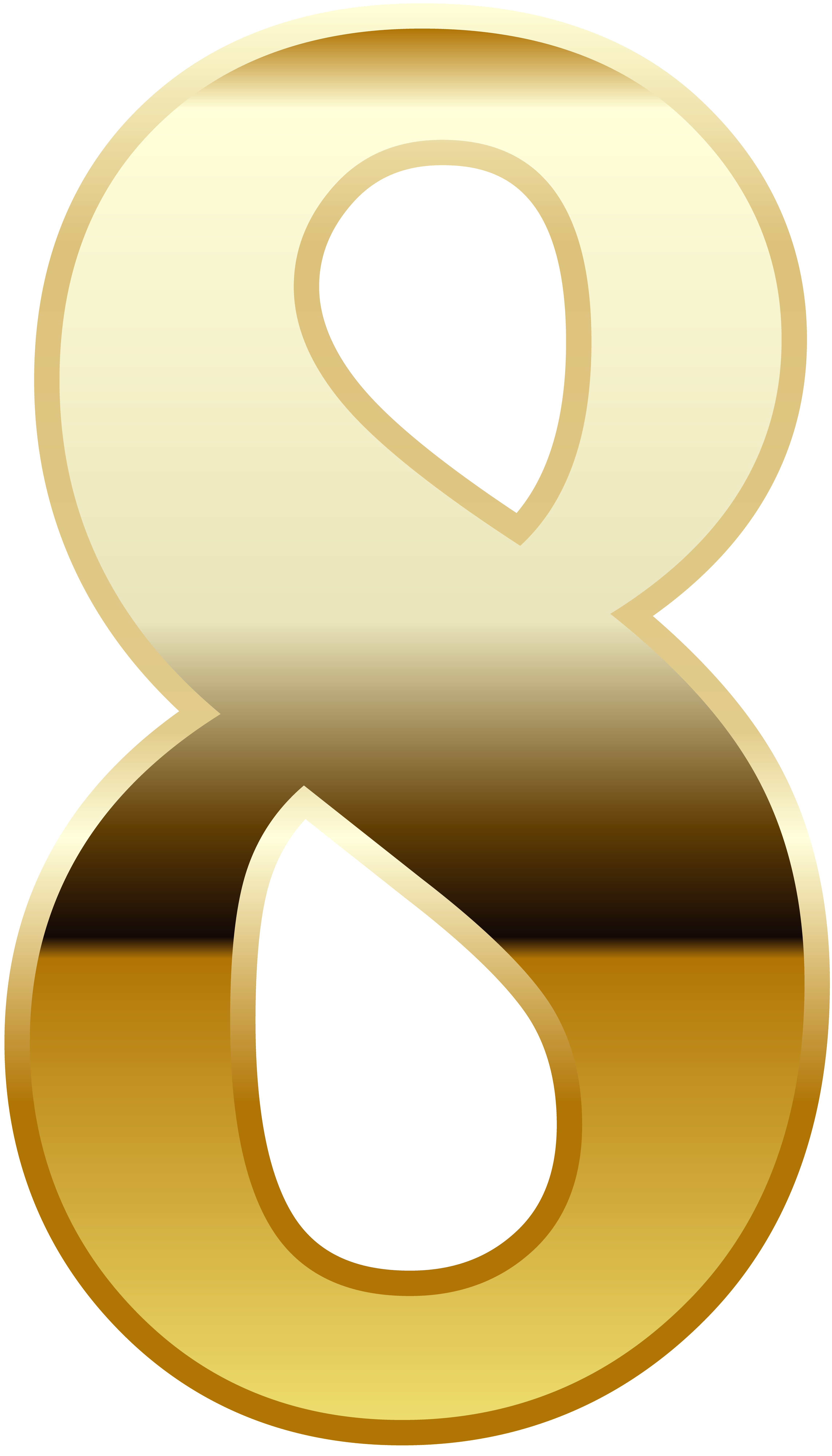  Gold  Number  Eight PNG Image Gallery Yopriceville High 