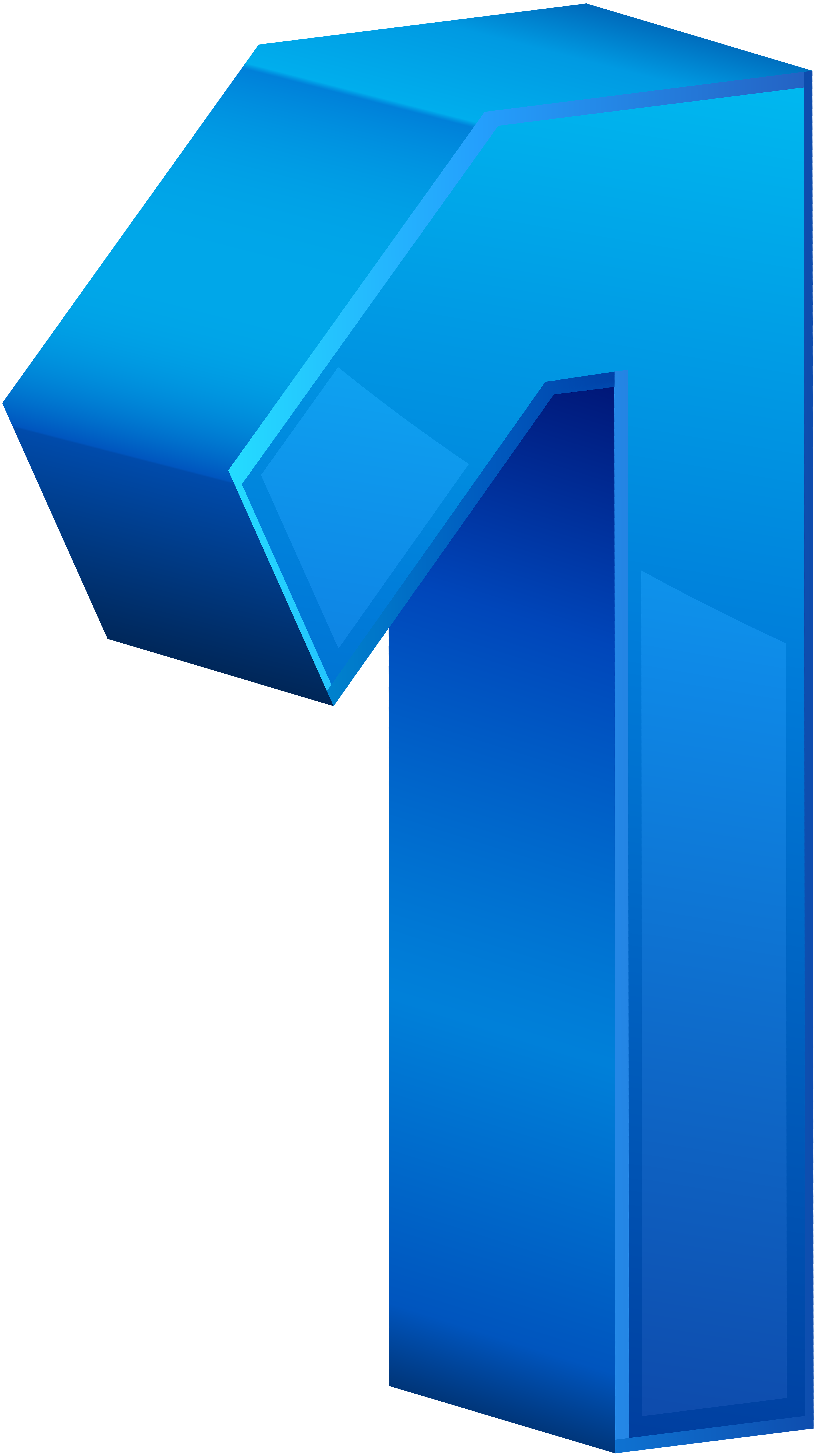 Number One Blue Transparent PNG Clip Art | Gallery Yopriceville - High