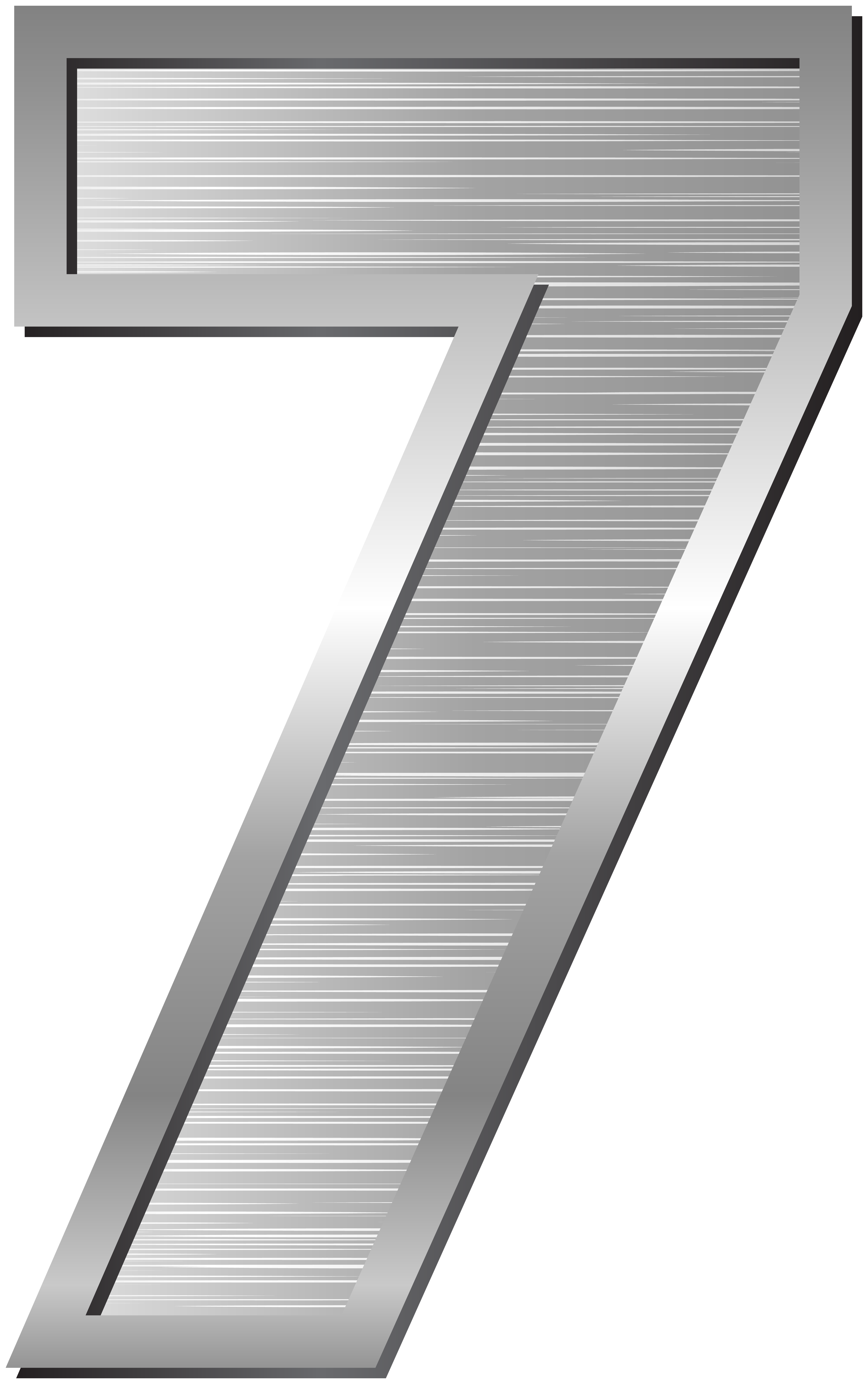 Number Seven Silver Png Clip Art Image Gallery Yopriceville High Quality Images And Transparent Png Free Clipart