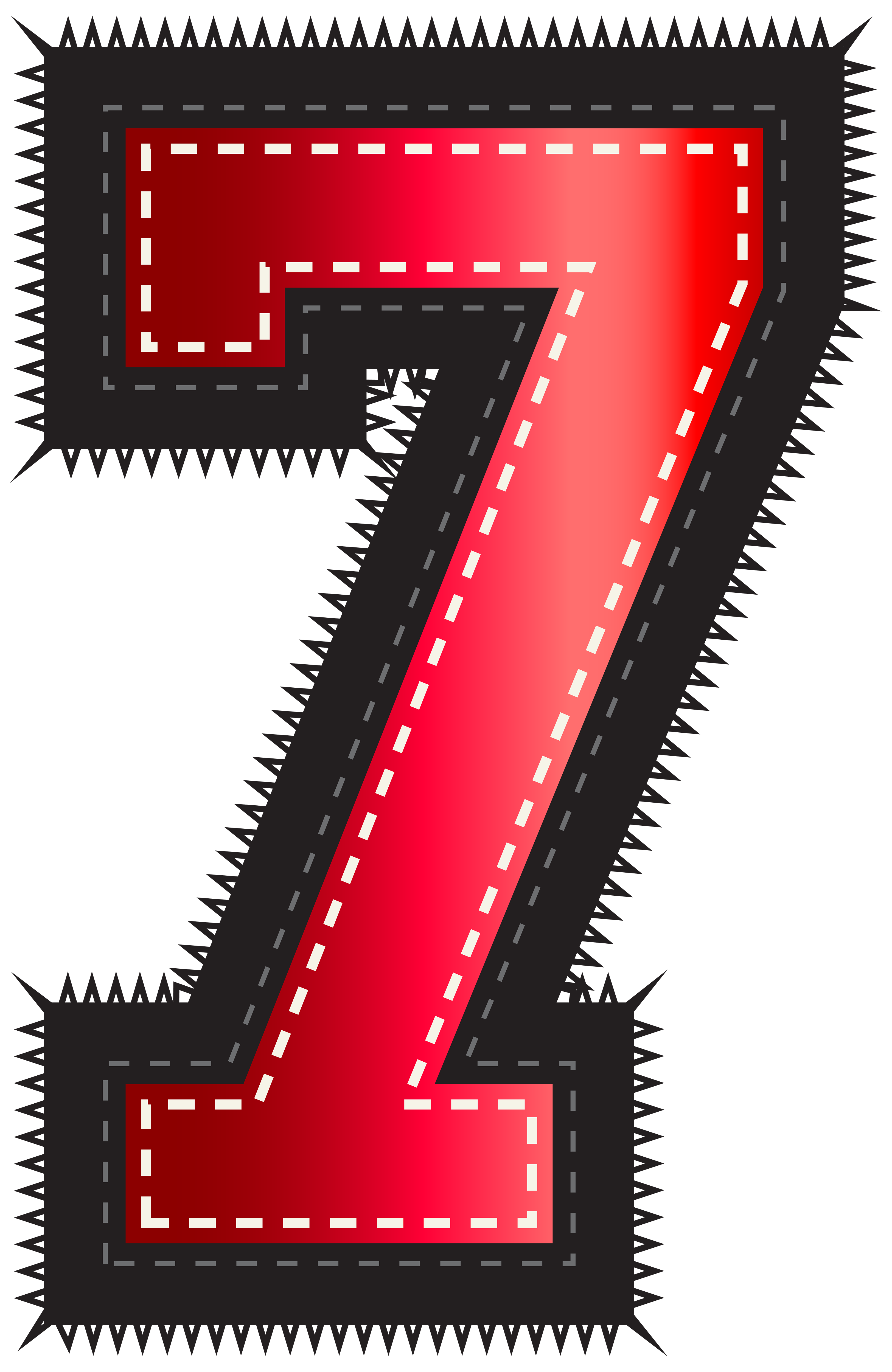 Red Sport Style Number Seven Png Clip Art Image Gallery Yopriceville High Quality Images And Transparent Png Free Clipart