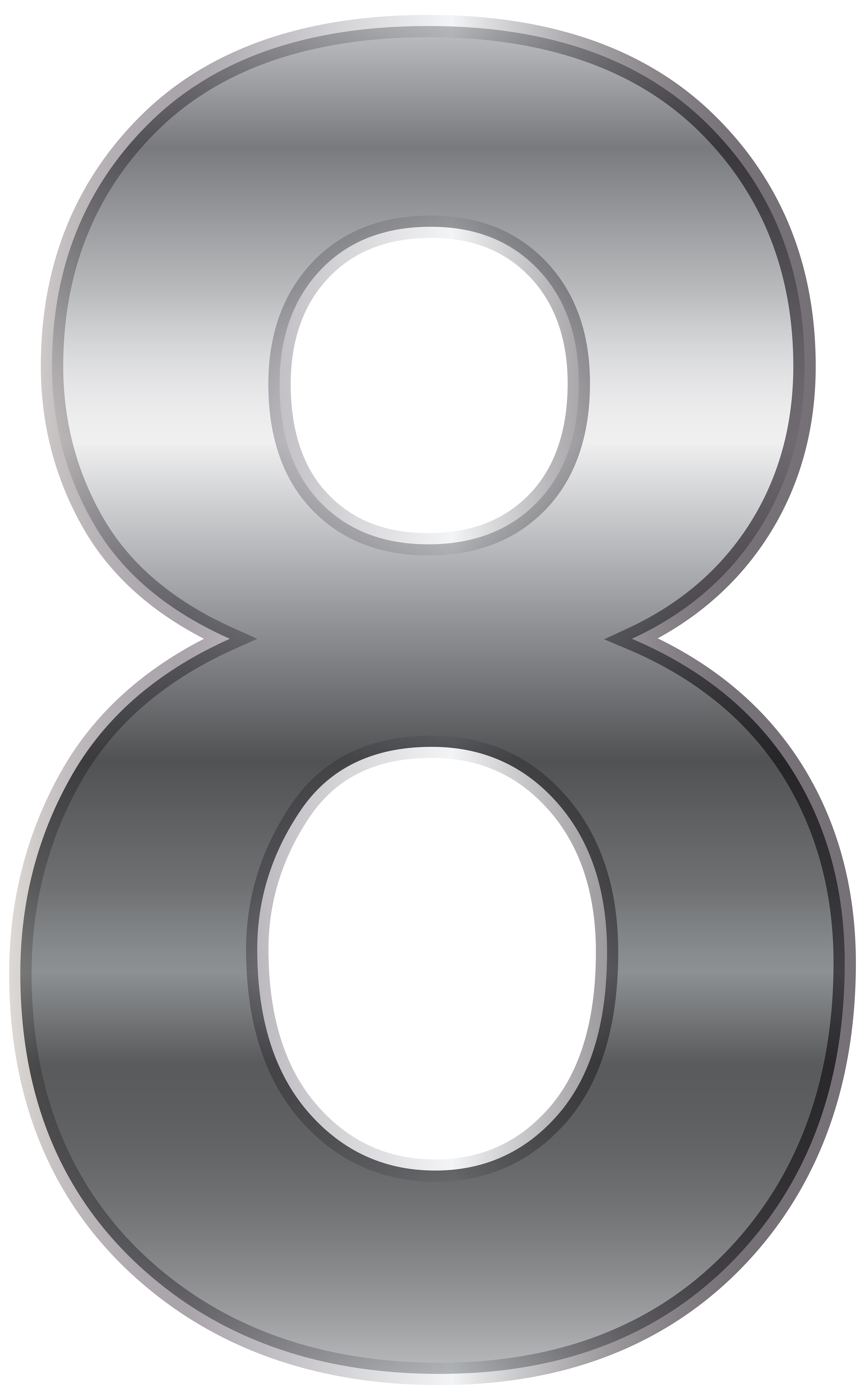 Silver Number Eight Png Transparent Clip Art Image Gallery Yopriceville High Quality Images And Transparent Png Free Clipart