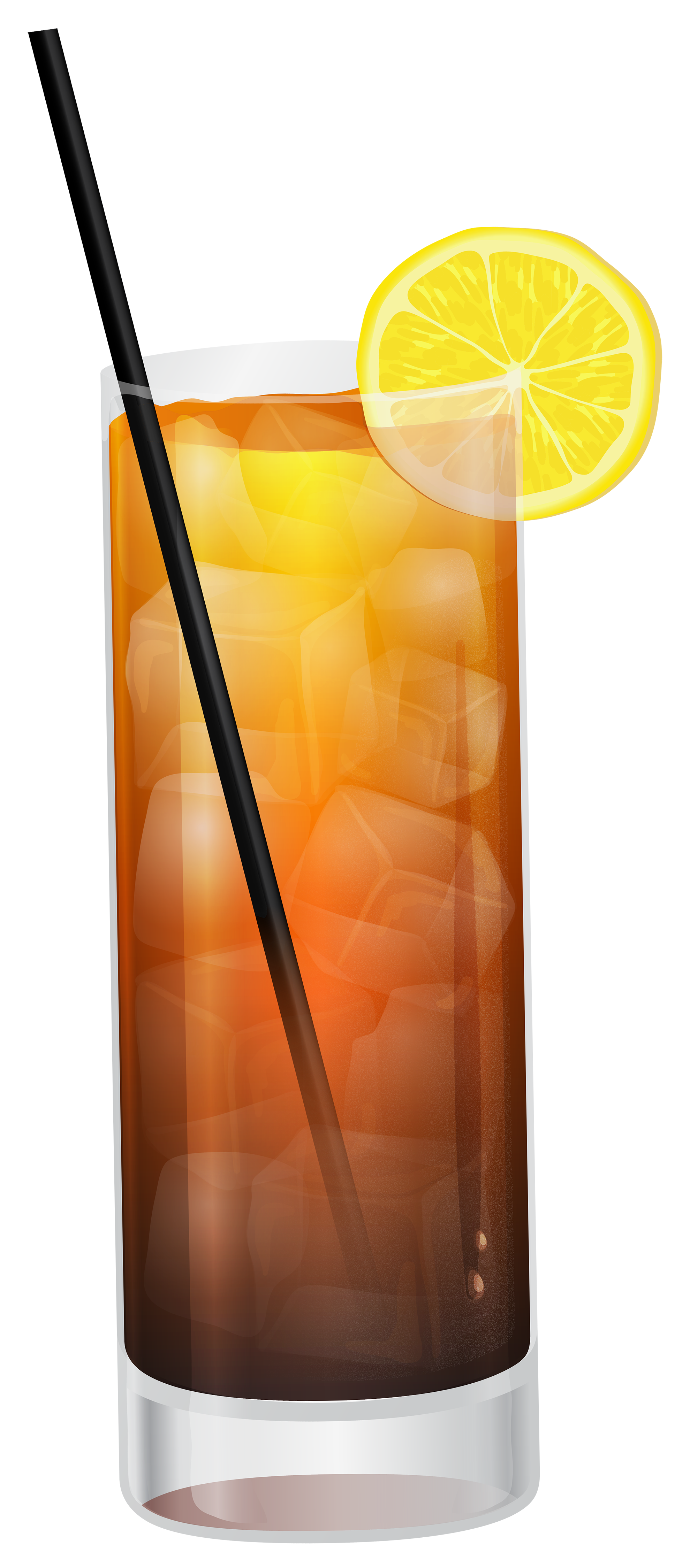 Cola with Lemon PNG Clipart Image | Gallery Yopriceville - High-Quality