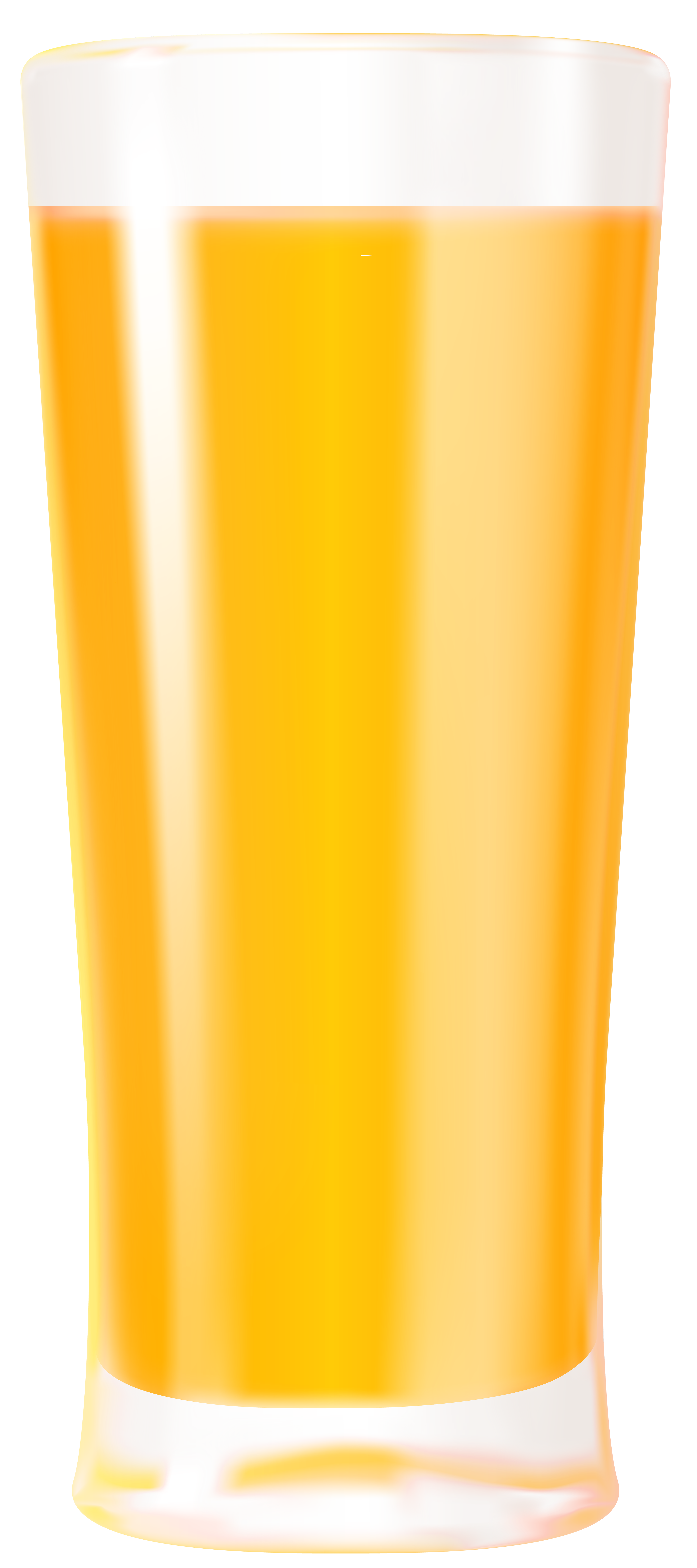 glass of orange juice clipart