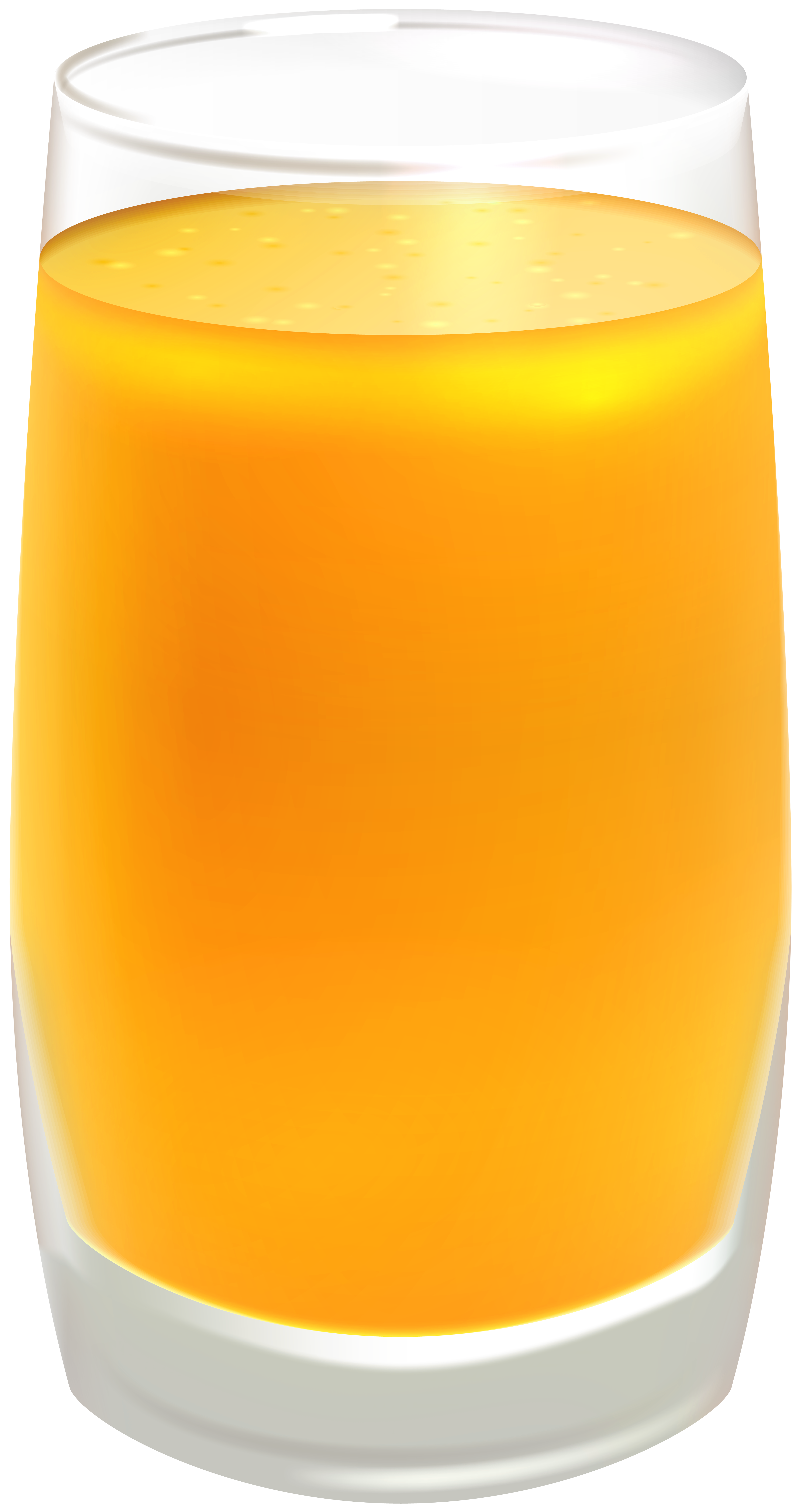 glass of orange juice clipart