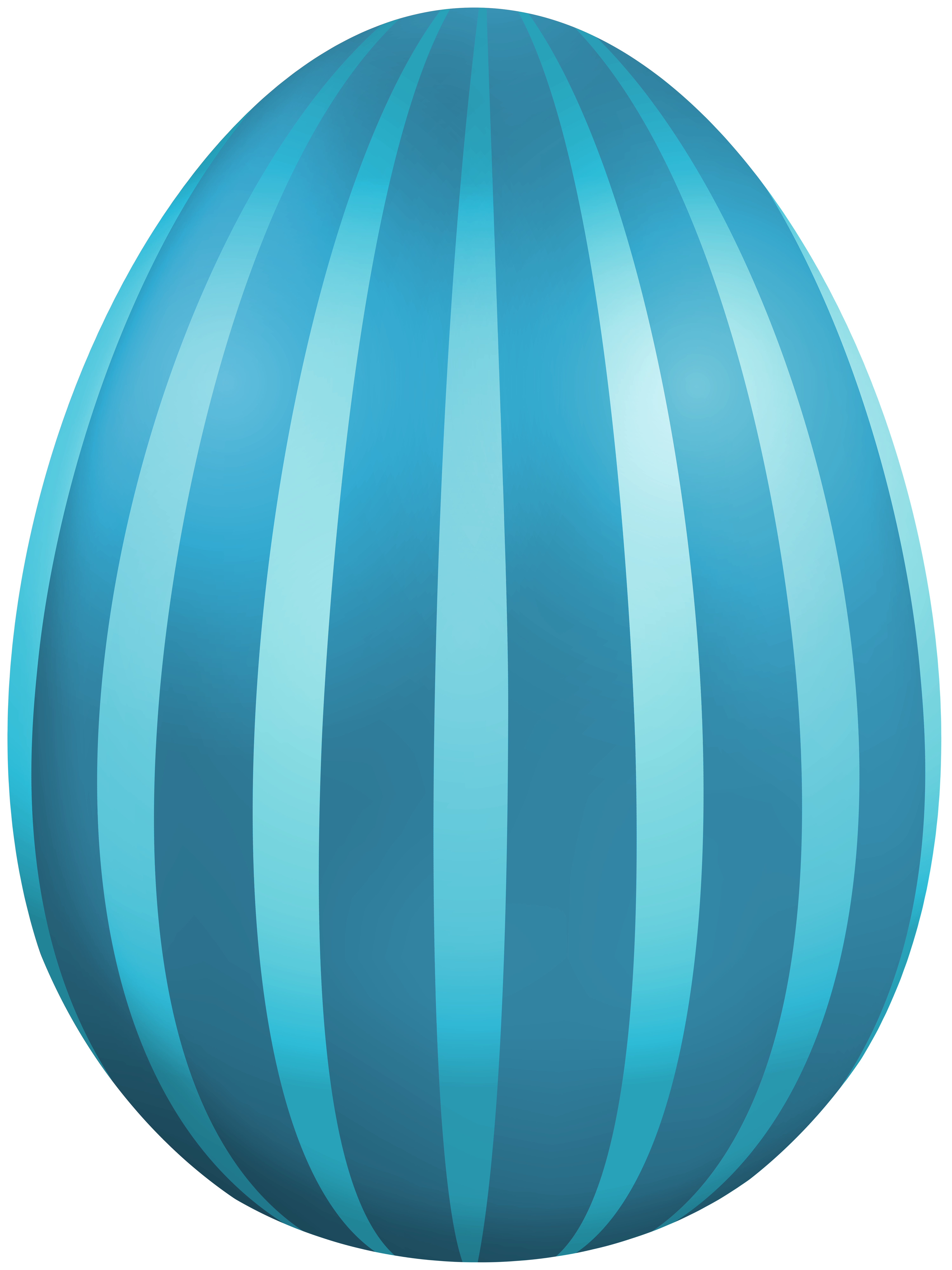 blue easter egg clipart