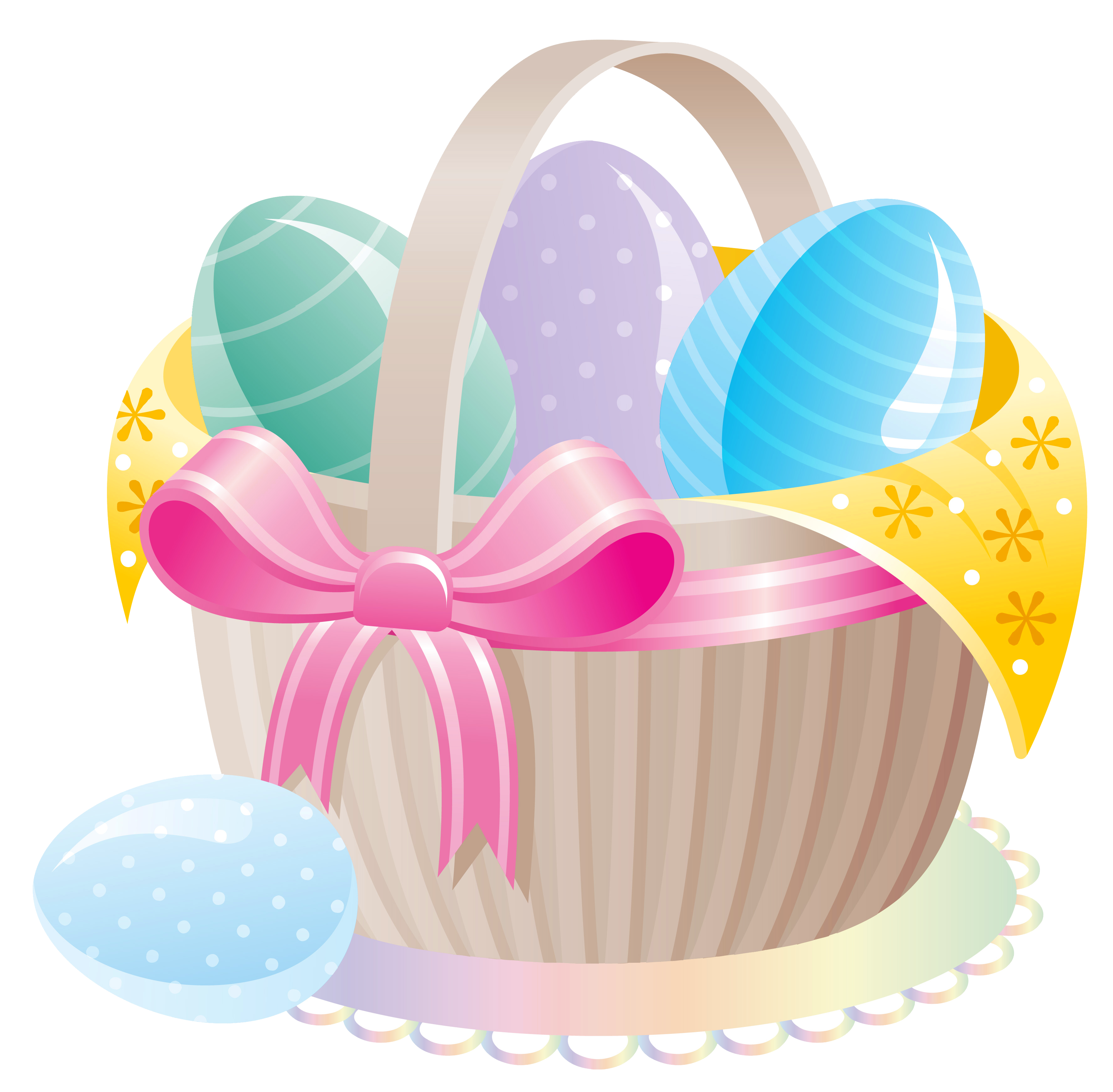 Bow with Easter Eggs Transparent Image​  Gallery Yopriceville -  High-Quality Free Images and Transparent PNG Clipart