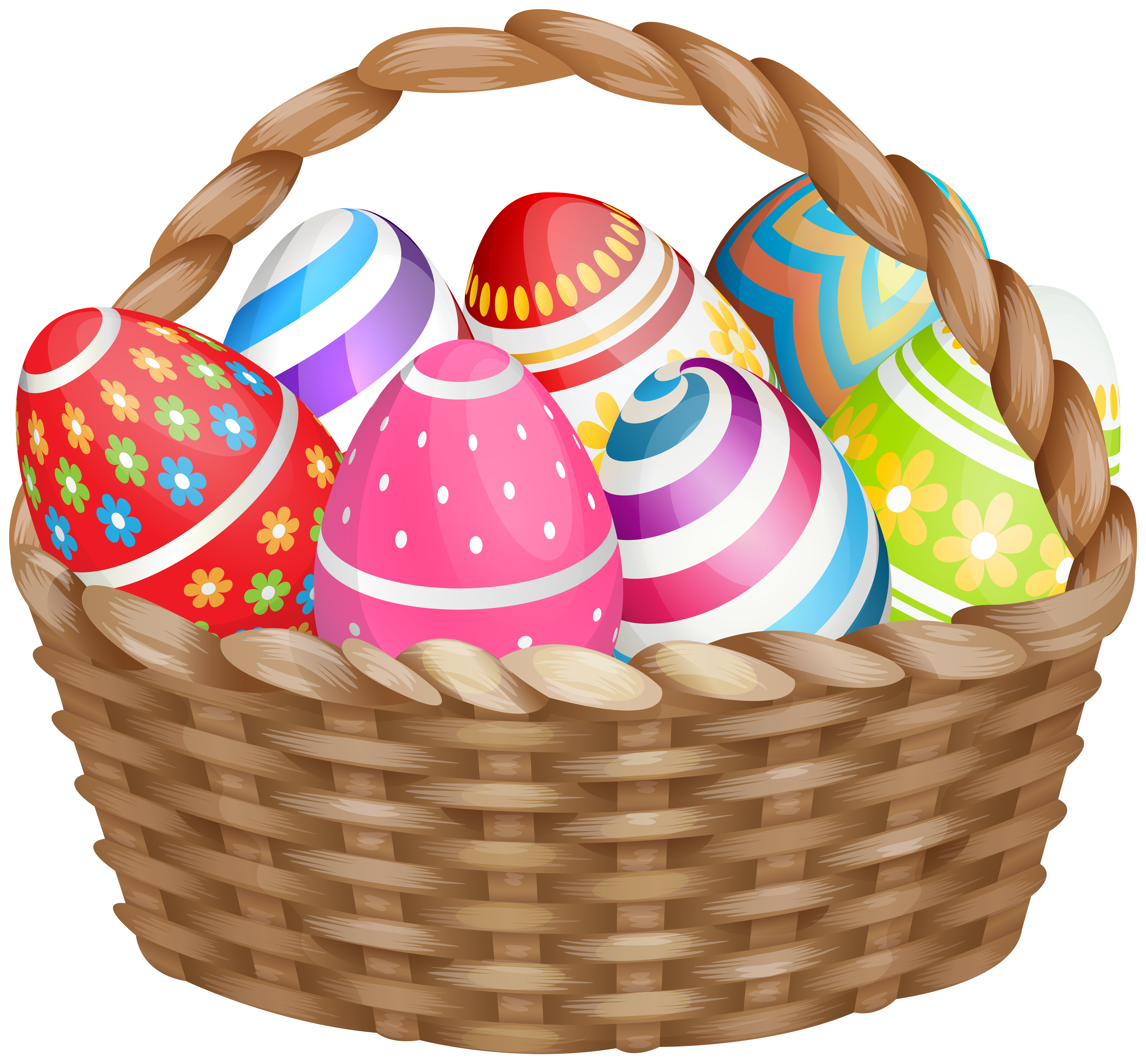 easter basket clip art