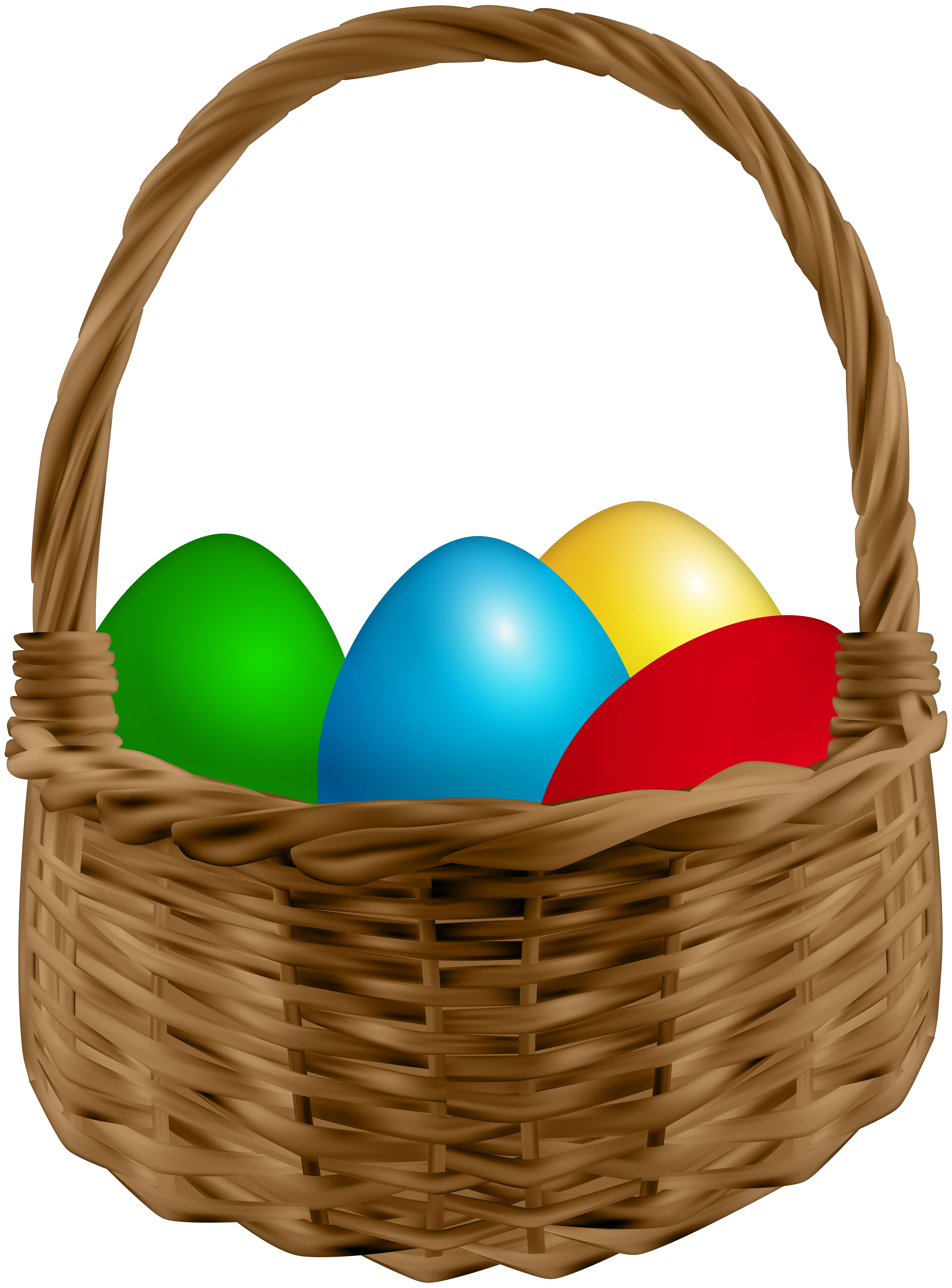 easter egg basket png