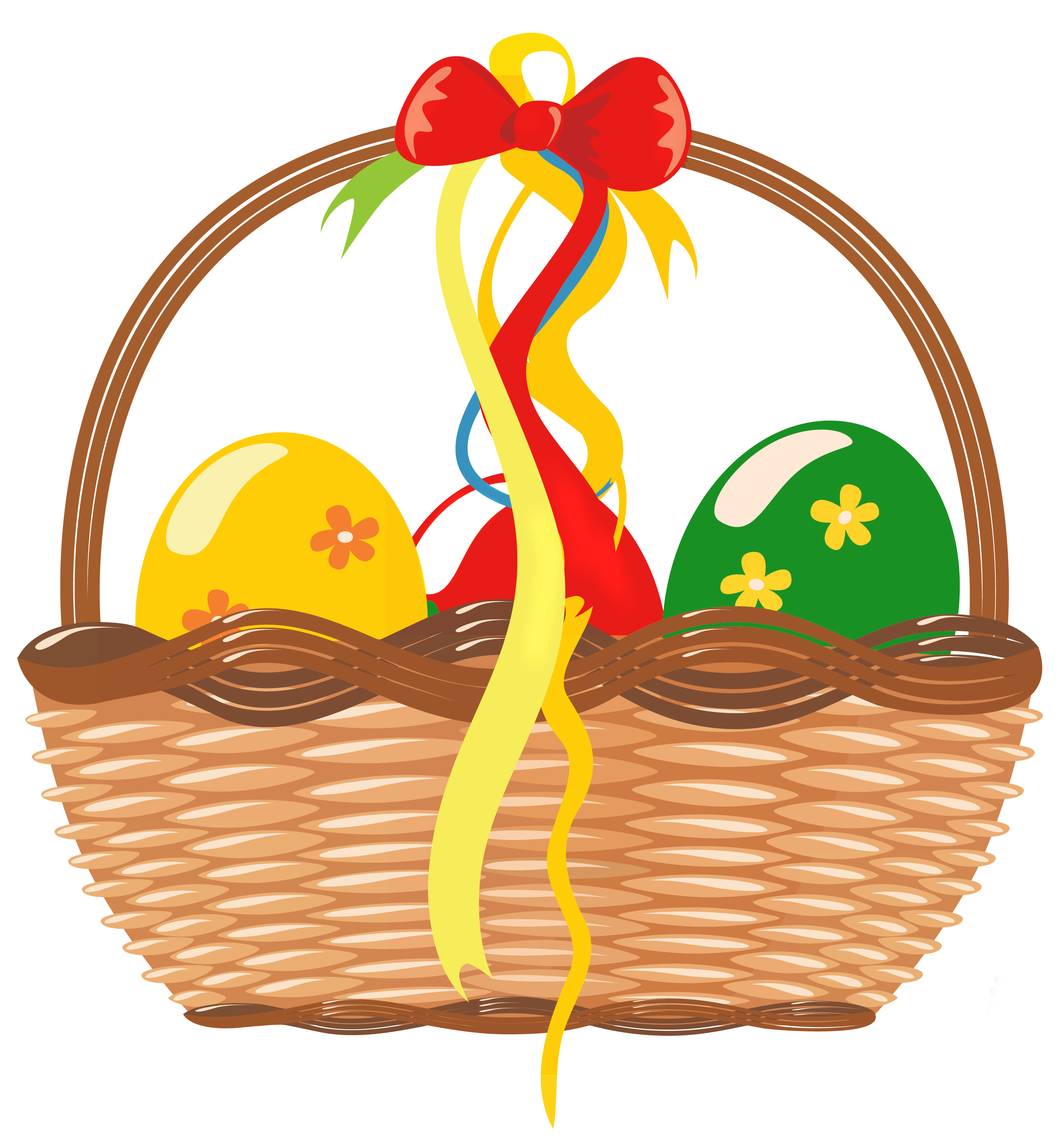 Easter Basket With Eggs Png Clipart Picture Gallery Yopriceville High Quality Images And Transparent Png Free Clipart