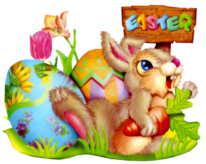 Easter Bunny Easter egg, Easter eggs transparent background PNG clipart