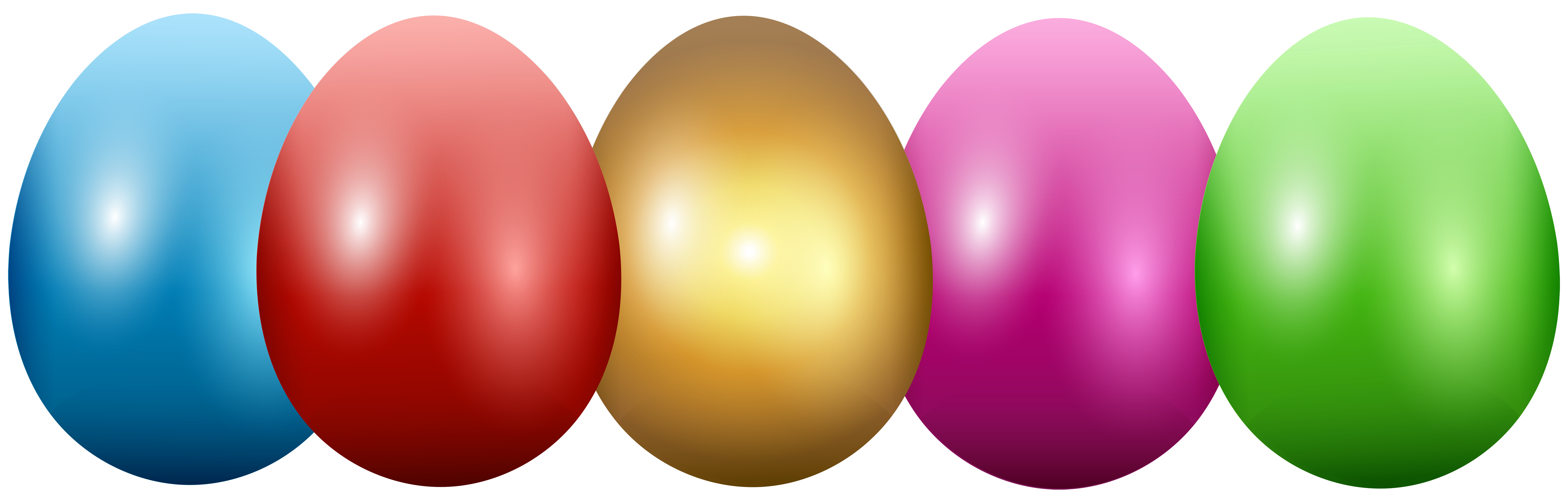 Colorful eggs PNG image transparent image download, size: 2663x2430px