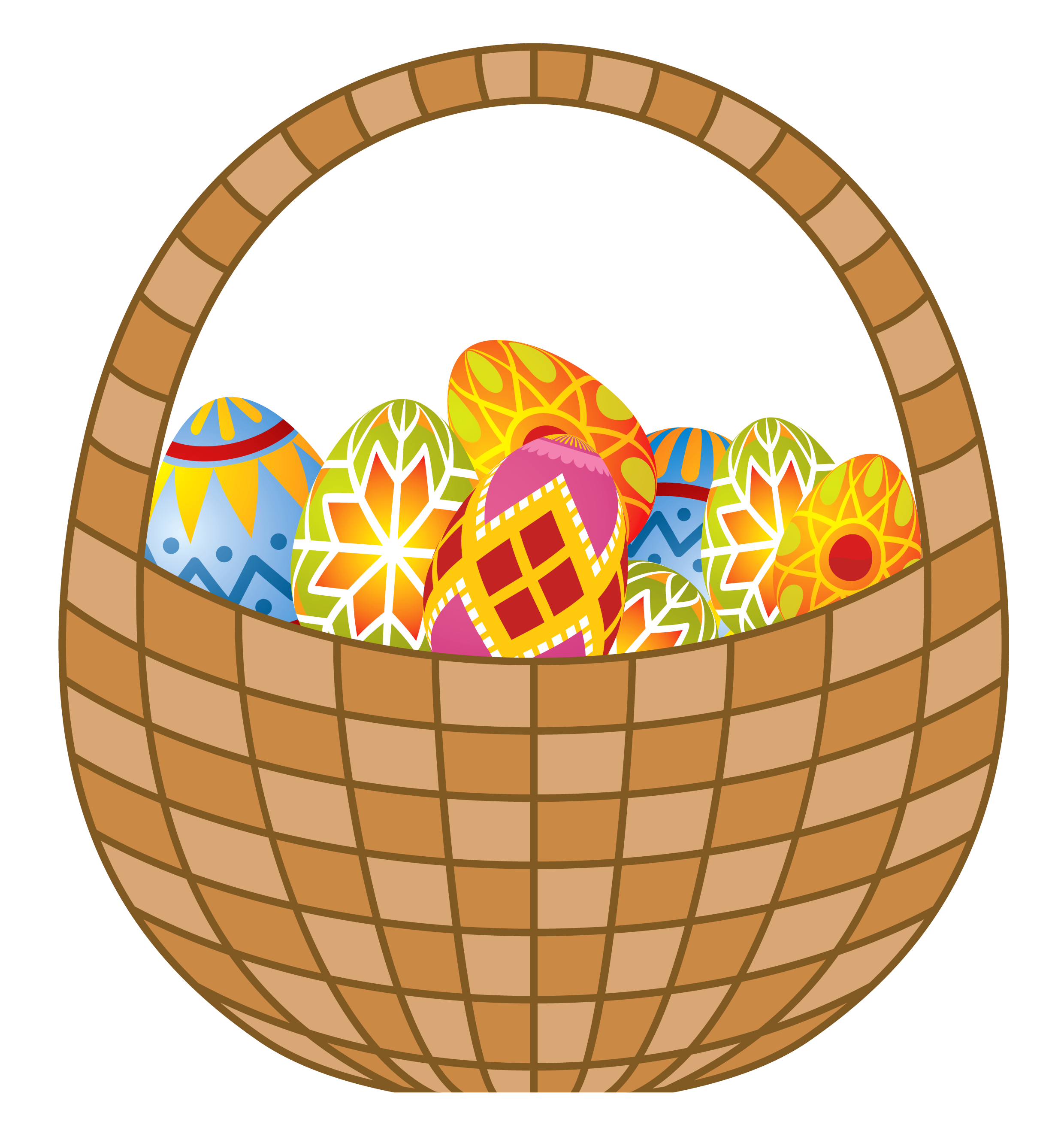 Easter Eggs in Basket PNG Transparent Clipart​ Gallery Yopriceville - High-Quality  Free Images and Transparent PNG Clipart, eggs png easter 