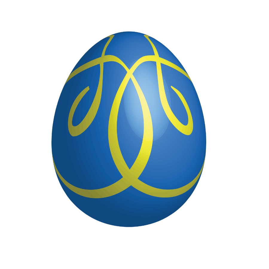 Blue Easter Egg PNG Clipart​  Gallery Yopriceville - High-Quality