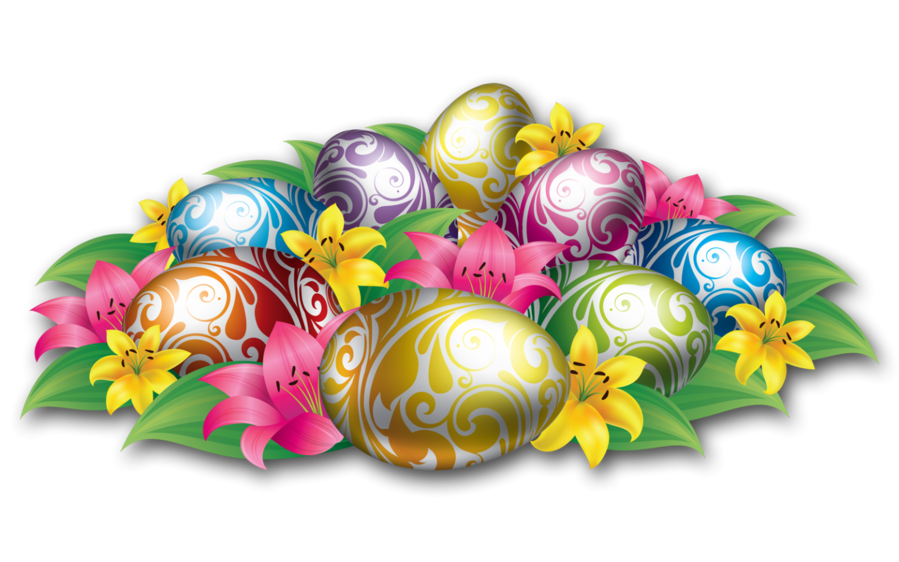 Free: Easter eggs and happy, PNG picture 