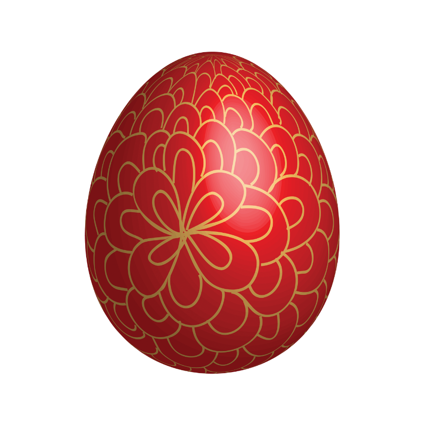 Red Easter Egg Golden Easter Egg PNG, Clipart, Clipart, Easter