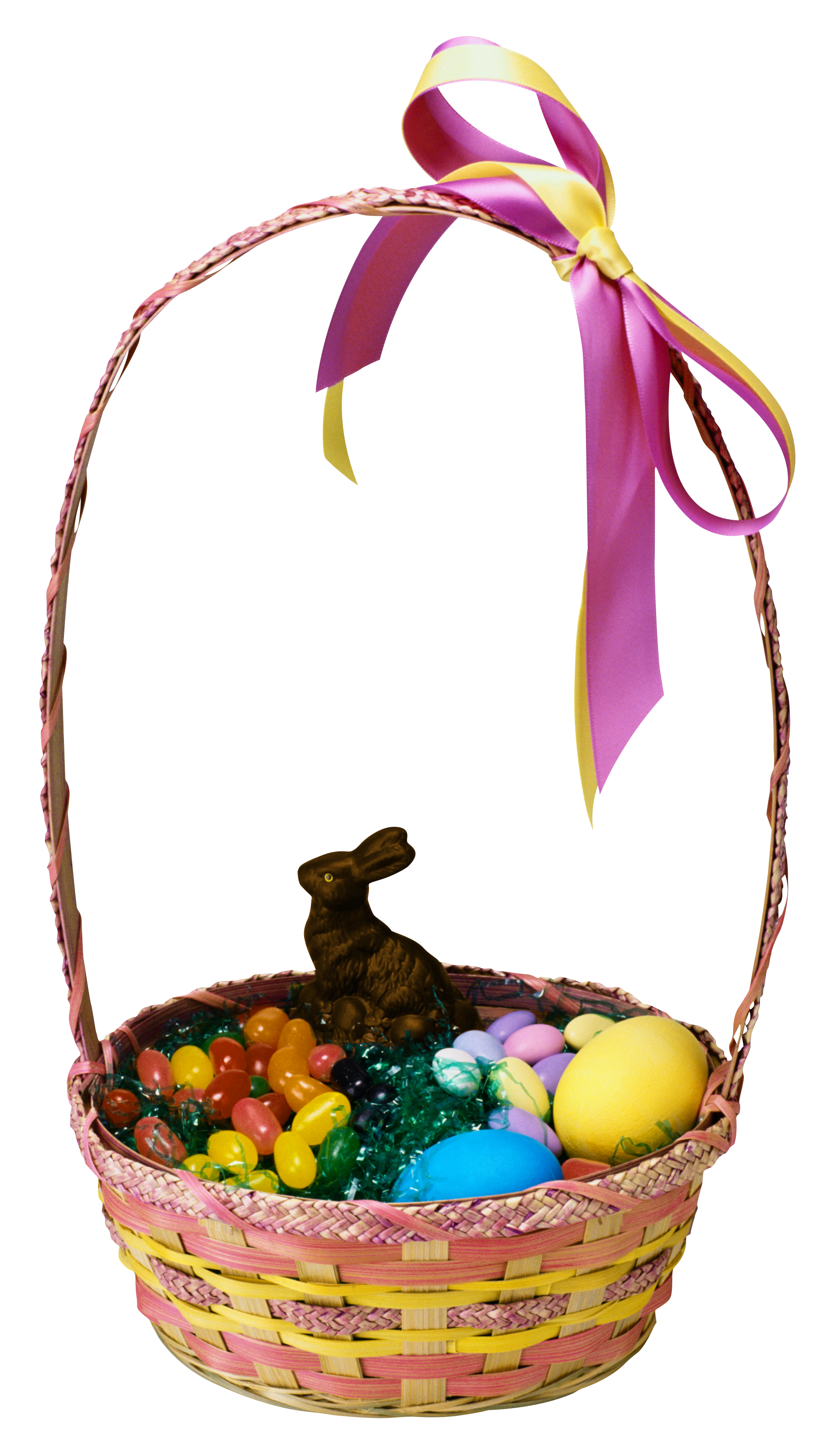 Easter Bunny Easter Basket Easter Egg PNG - Free Download