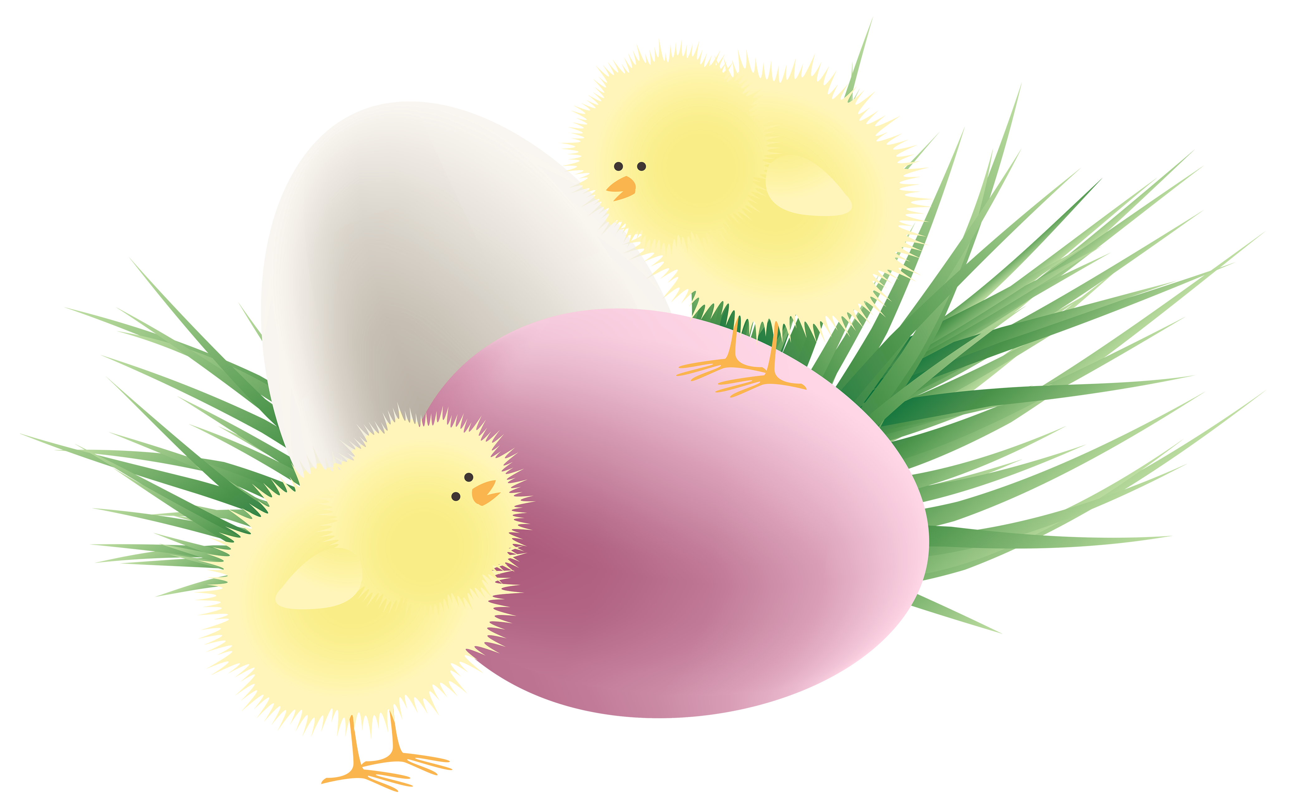 Premium Vector  Painted eggs on the grass on an isolated transparent  background. easter eggs png, grass png. easter.