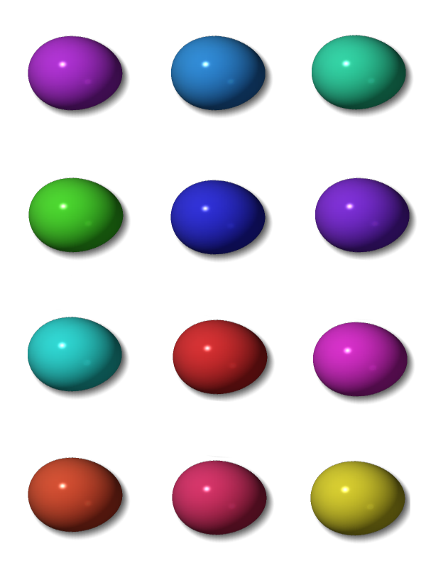 easter eggs no background easter eggs no background