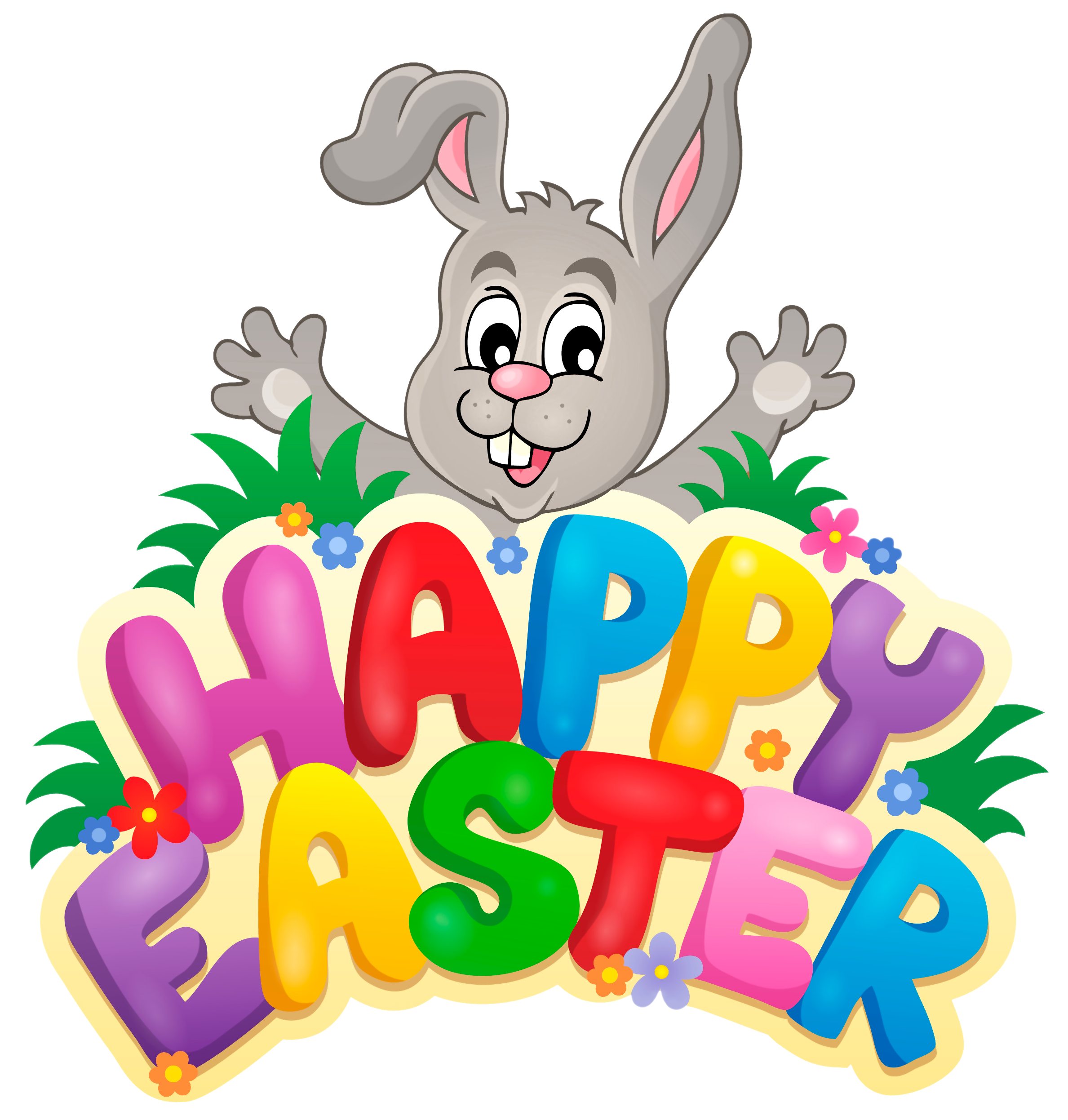 happy easter bunny clip art