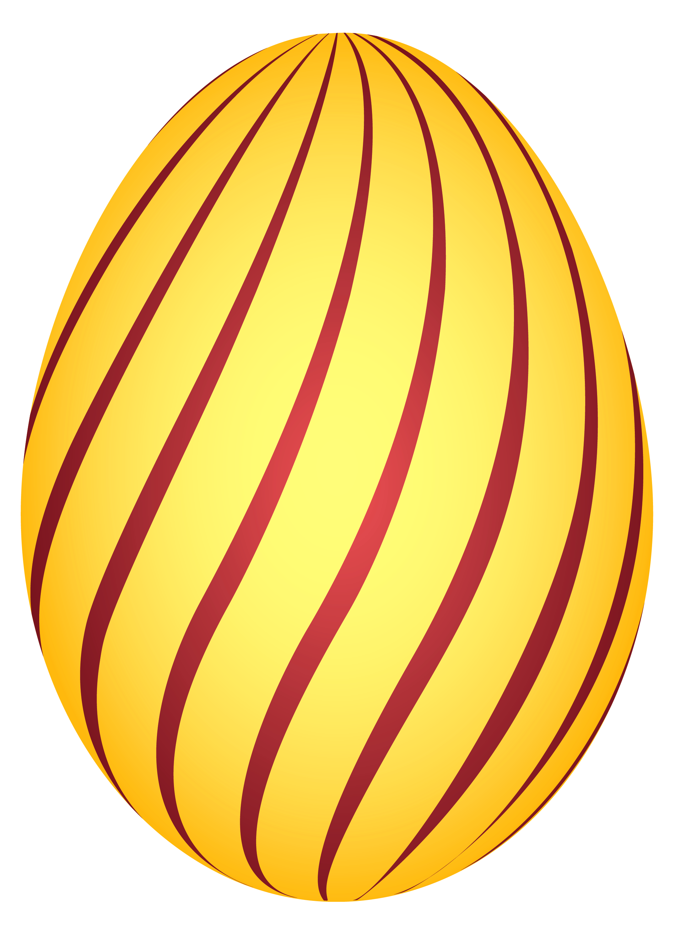FREE Yellow Easter Egg Clipart ( Royalty-free)