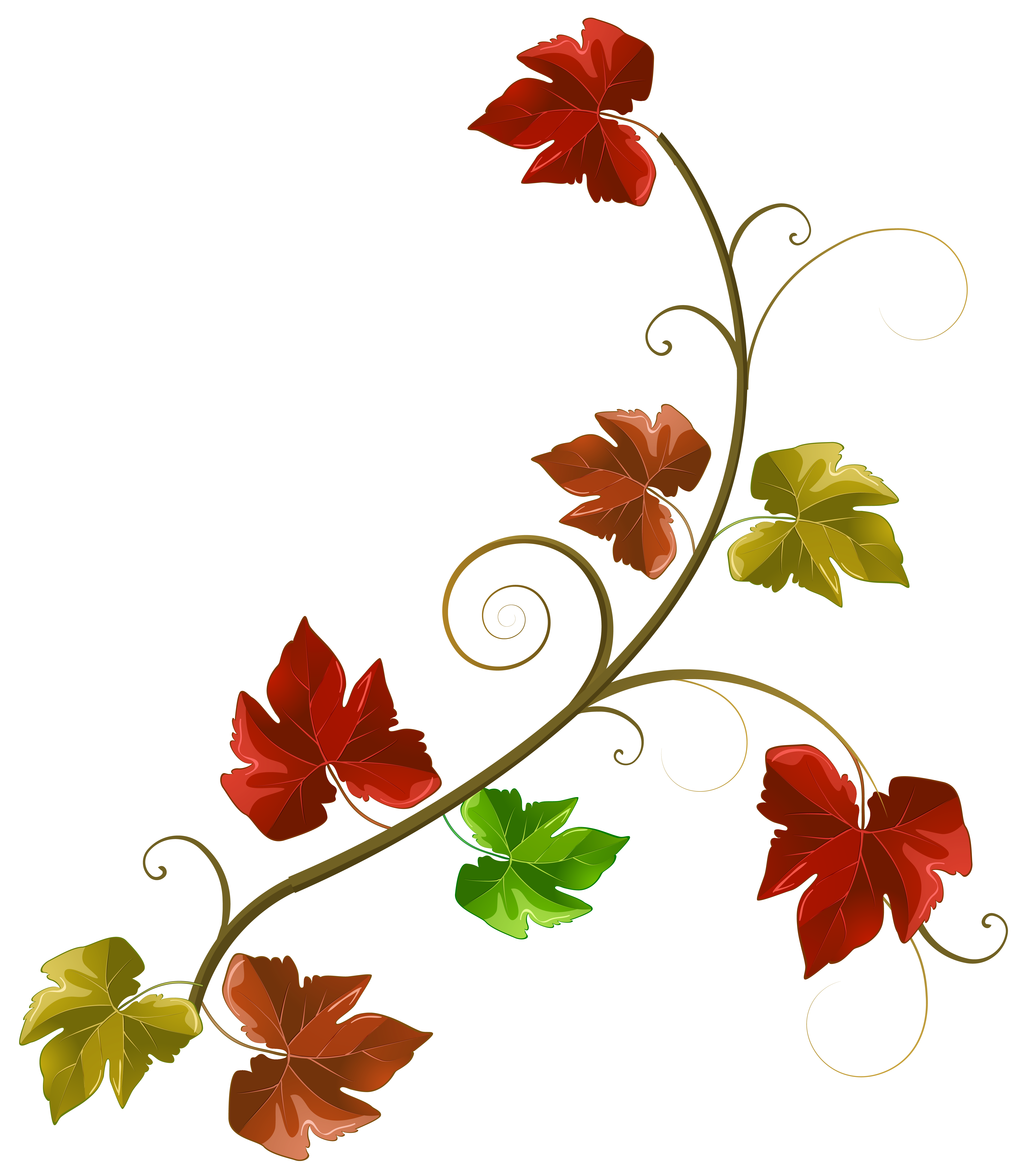 Autumn Leaves Decoration Clipart PNG Image Gallery Yopriceville   Autumn Leaves Decoration Clipart PNG Image 