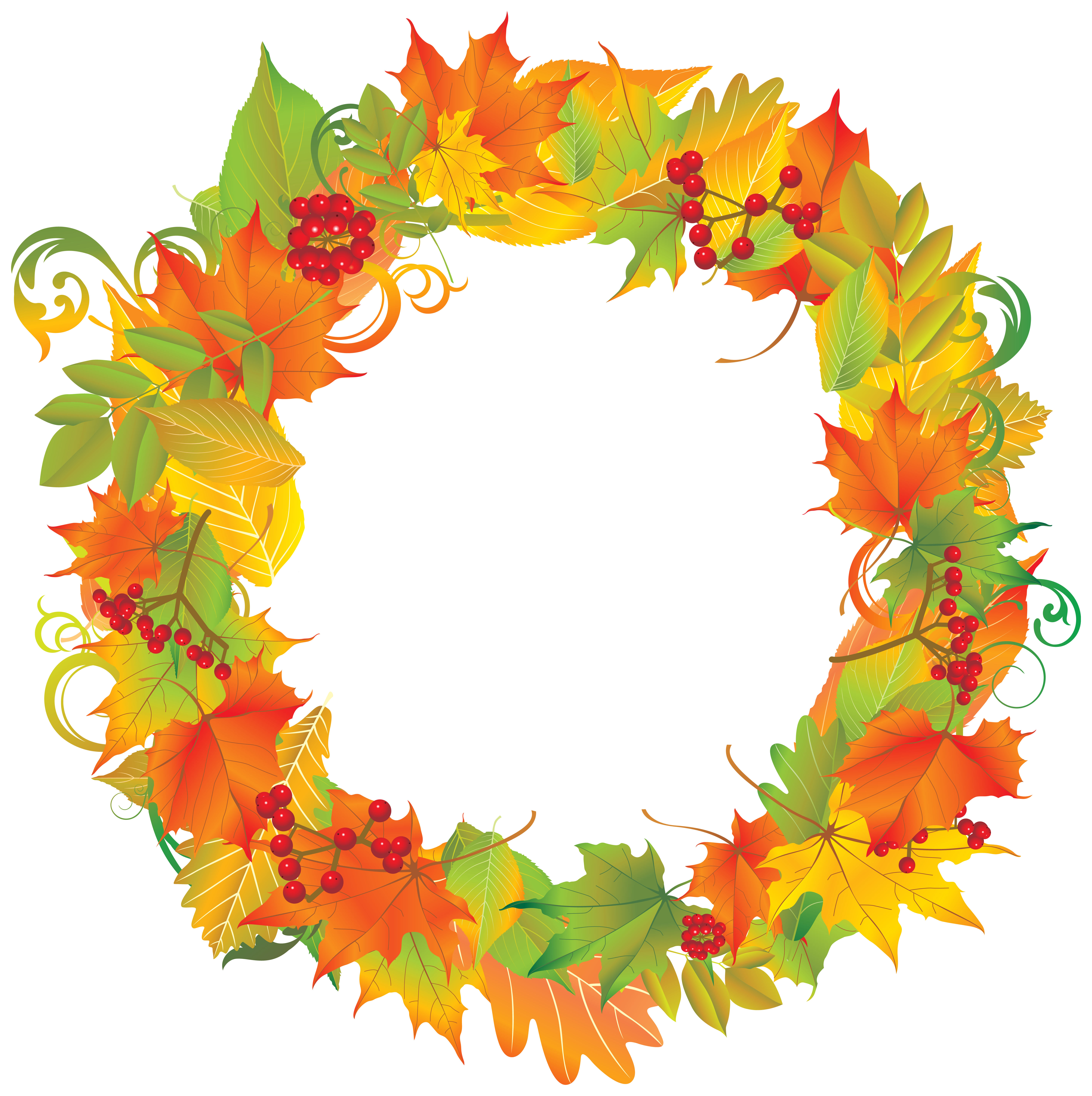 Autumn Wreath PNG Clipart Image | Gallery Yopriceville - High-Quality Free Images and Transparent PNG Clipart Autumn Wreath PNG Clipart Image | Gallery Yopriceville - High-Quality Free Images and Transparent PNG Clipart